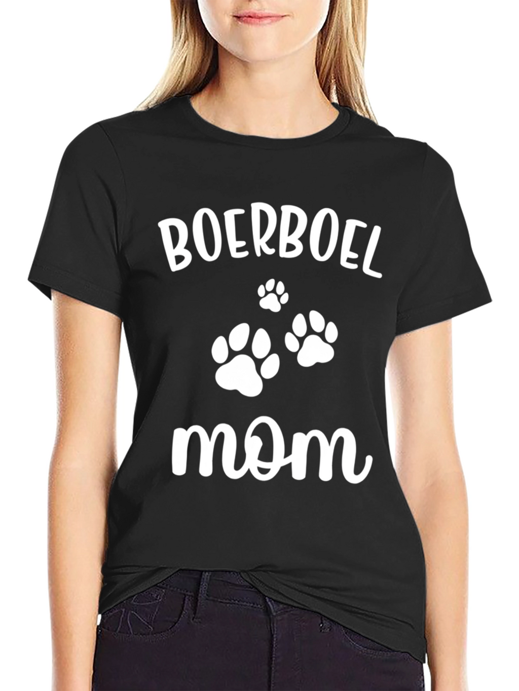Boerboel Mom Black T-Shirt