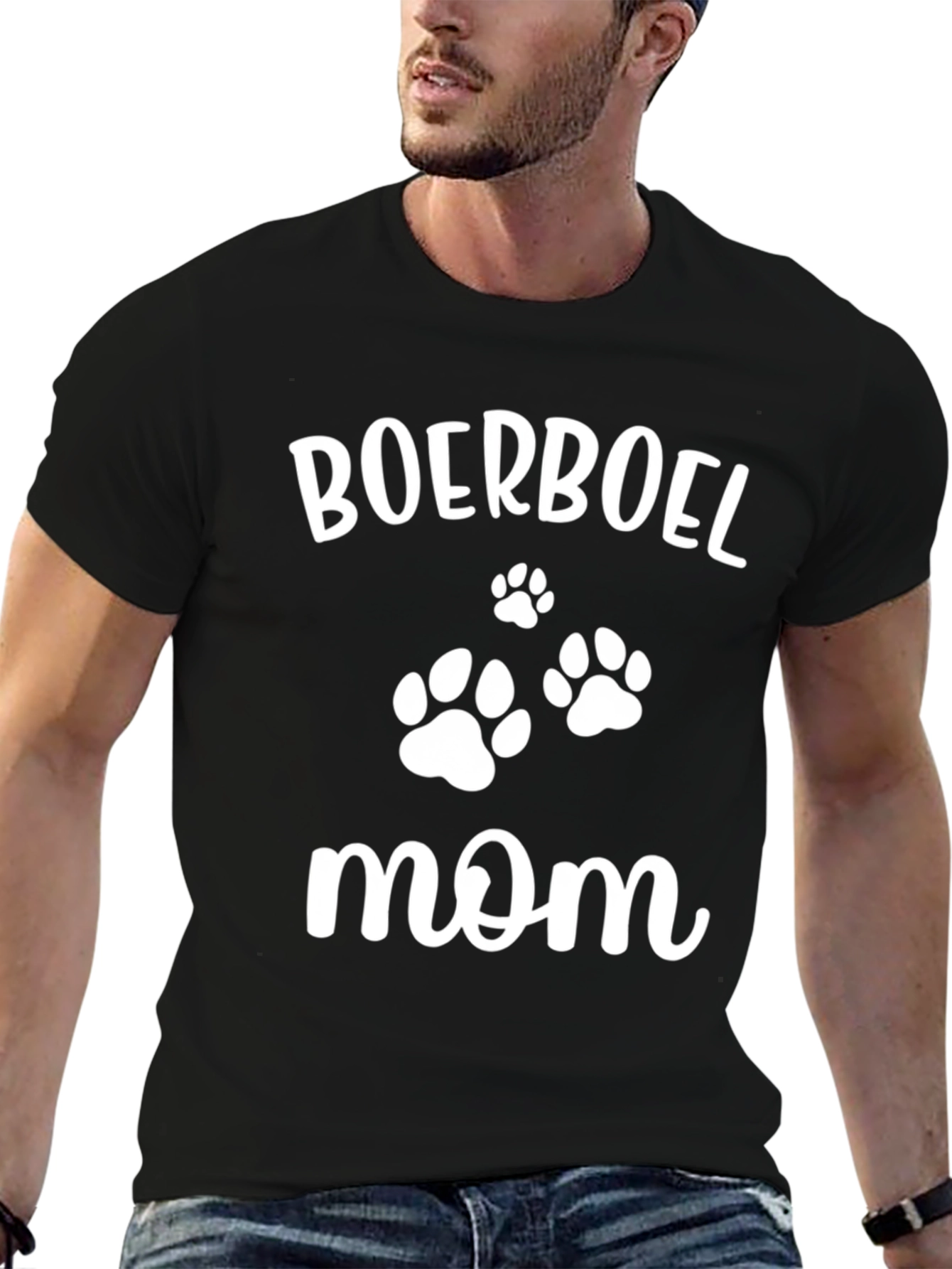 Boerboel Mom Black T-Shirt