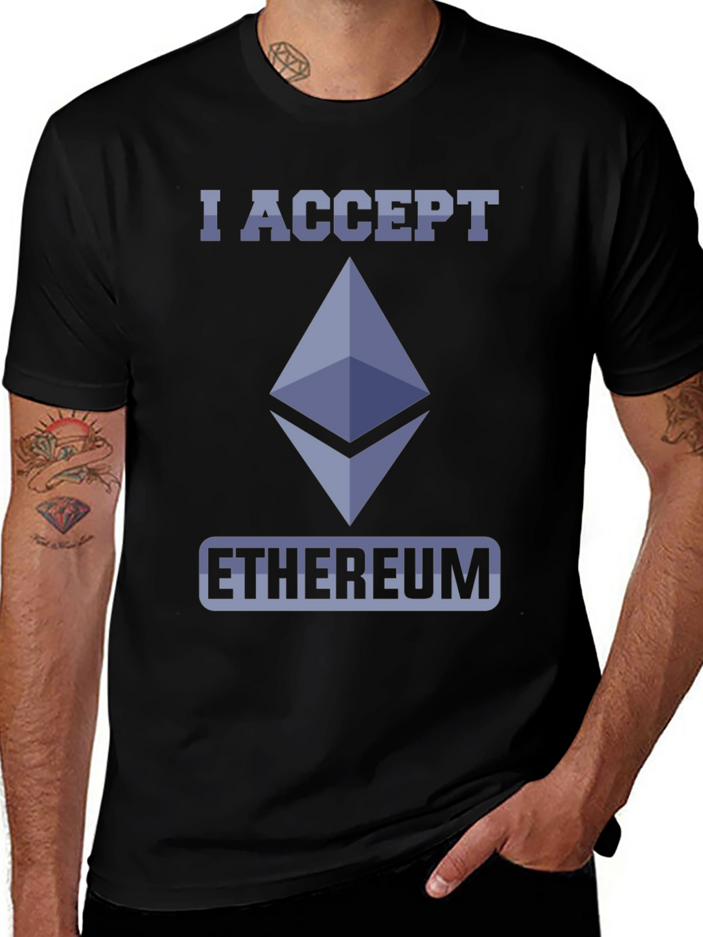 I Accept Ethereum Crypto T-Shirt