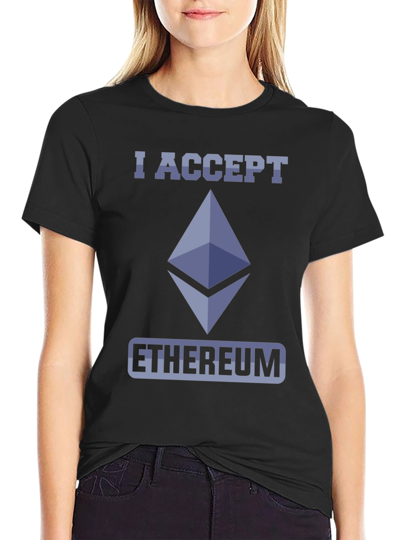 I Accept Ethereum Crypto T-Shirt