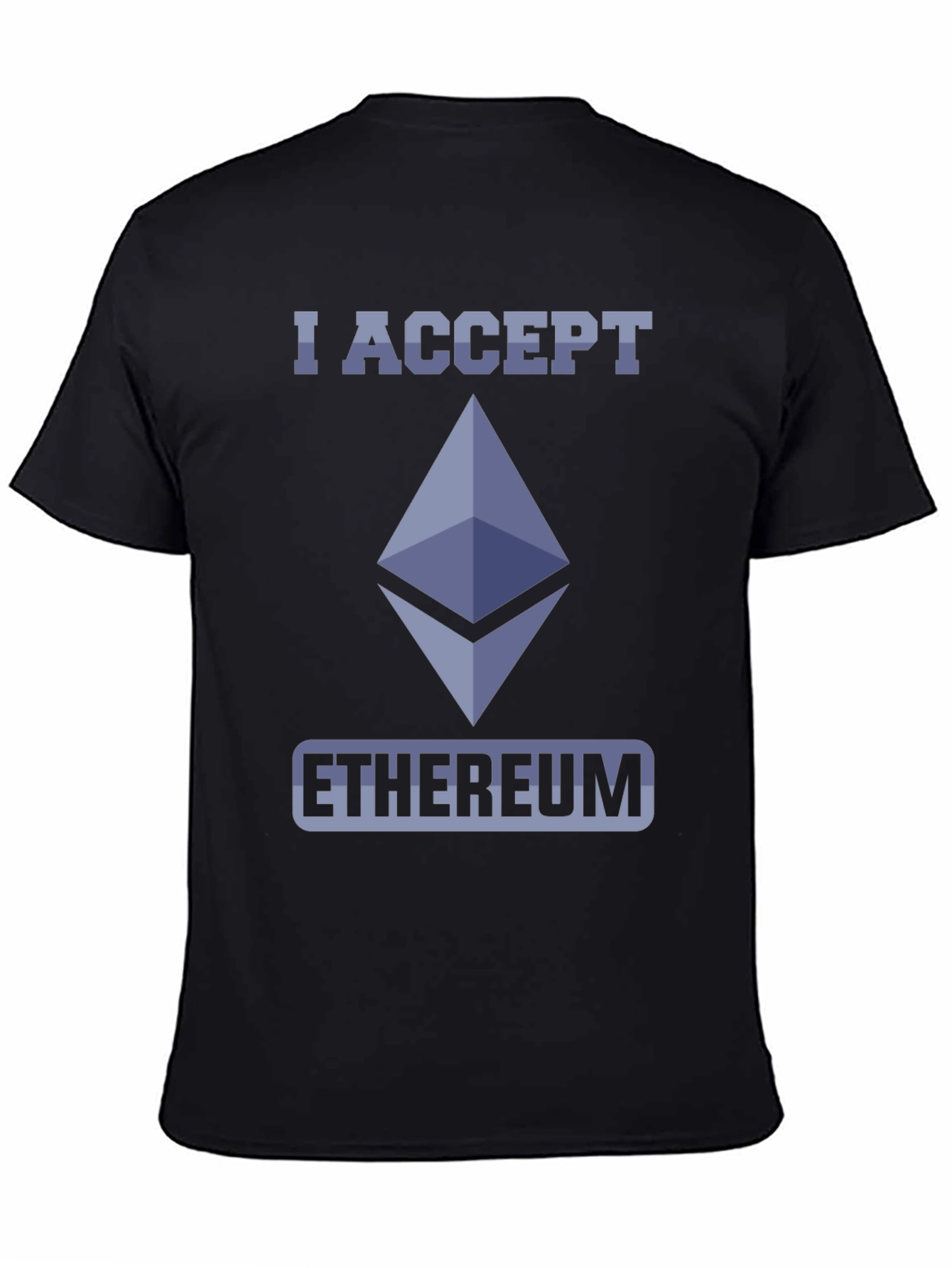 I Accept Ethereum Crypto T-Shirt