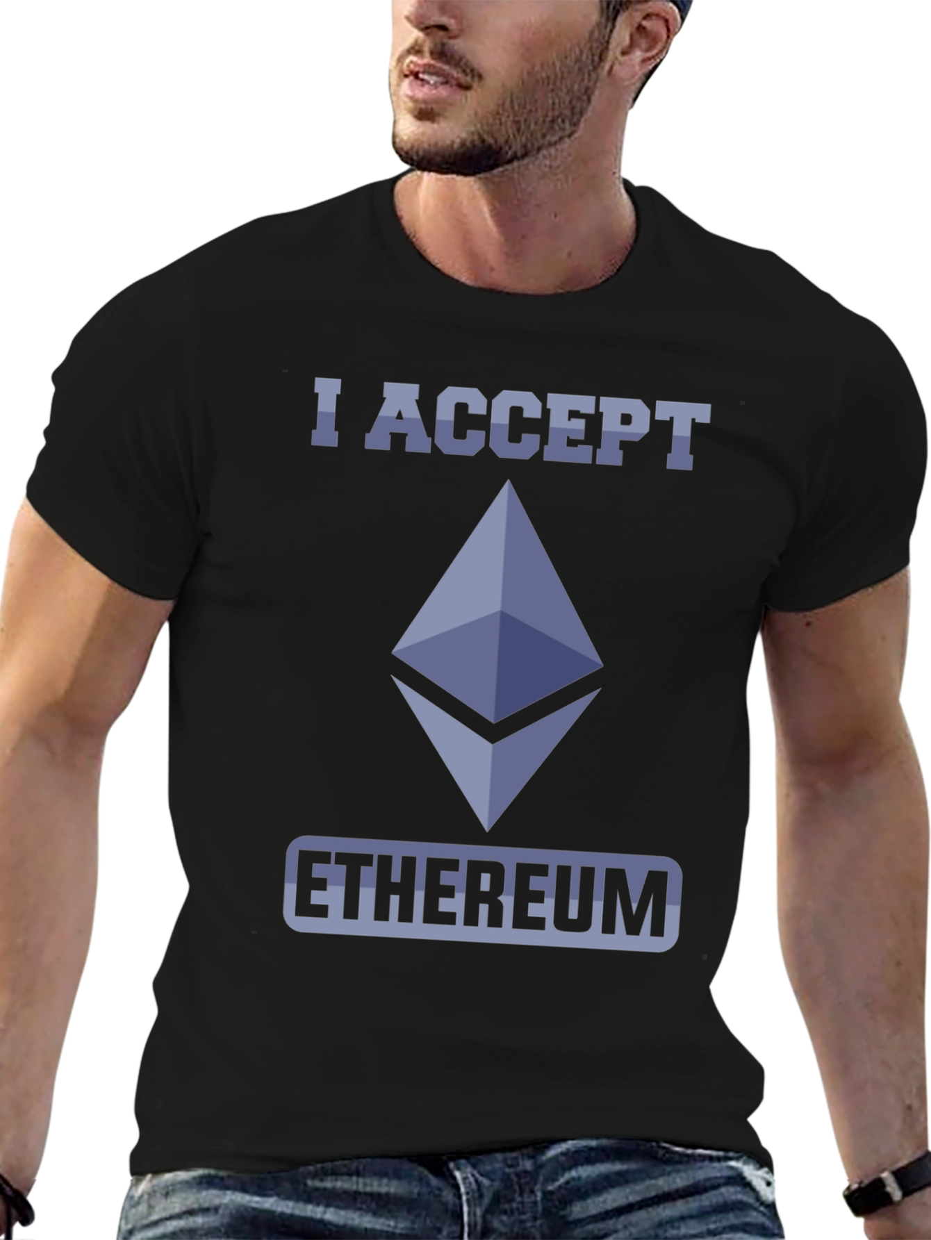 I Accept Ethereum Crypto T-Shirt