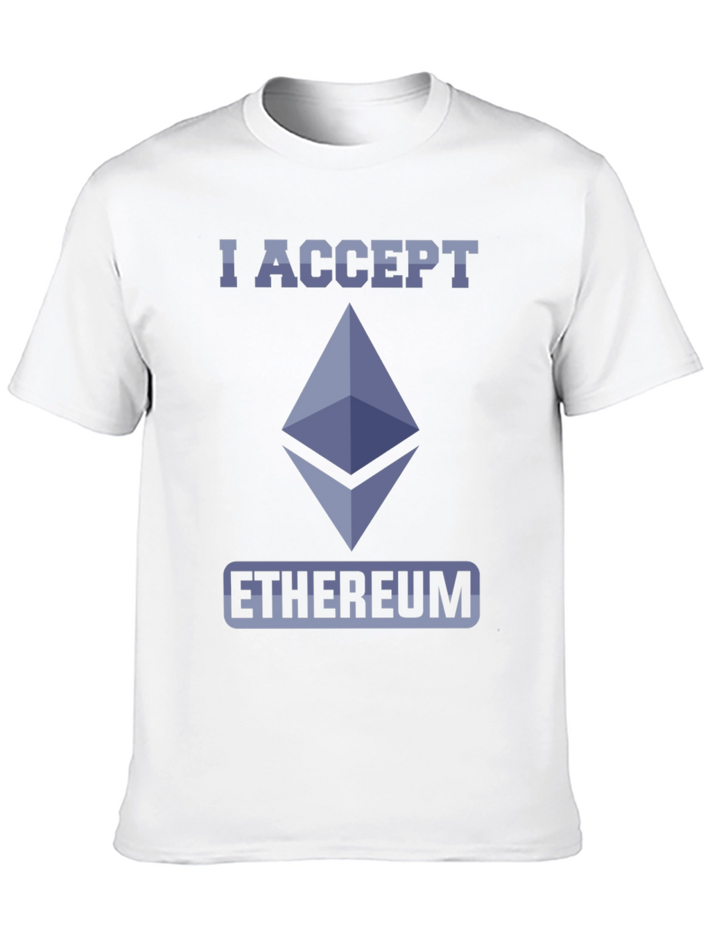 I Accept Ethereum Crypto T-Shirt