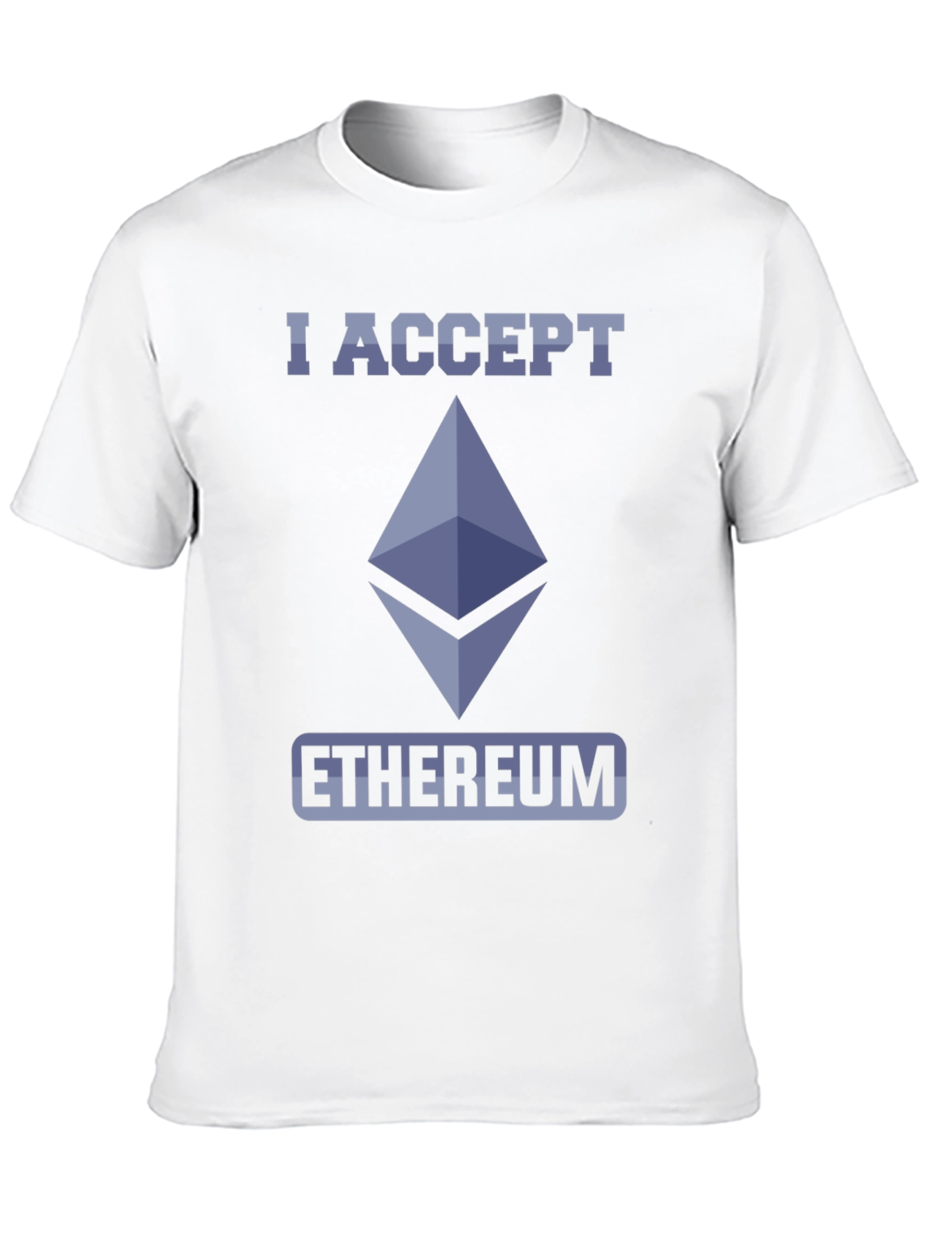 I Accept Ethereum Crypto T-Shirt