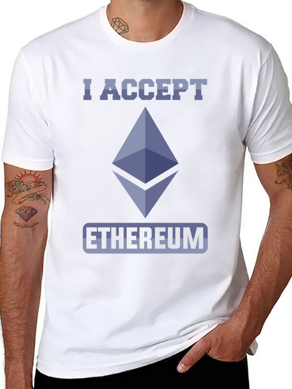 I Accept Ethereum Crypto T-Shirt