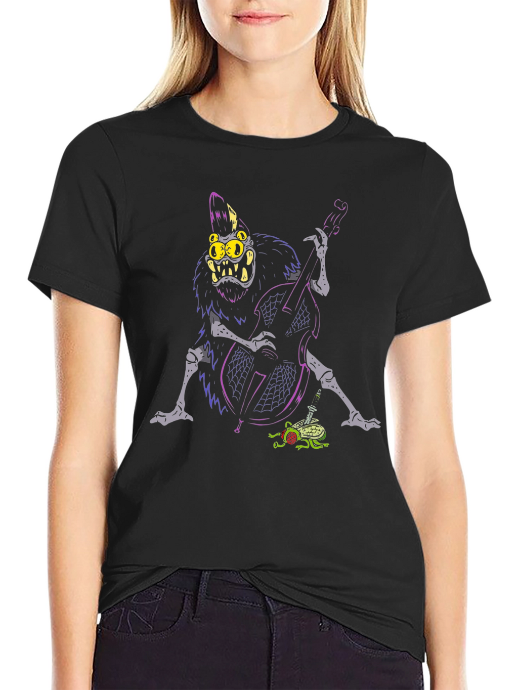 Monster Bassist Black T-Shirt