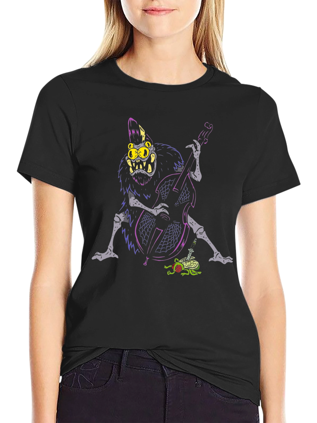 Monster Bassist Black T-Shirt