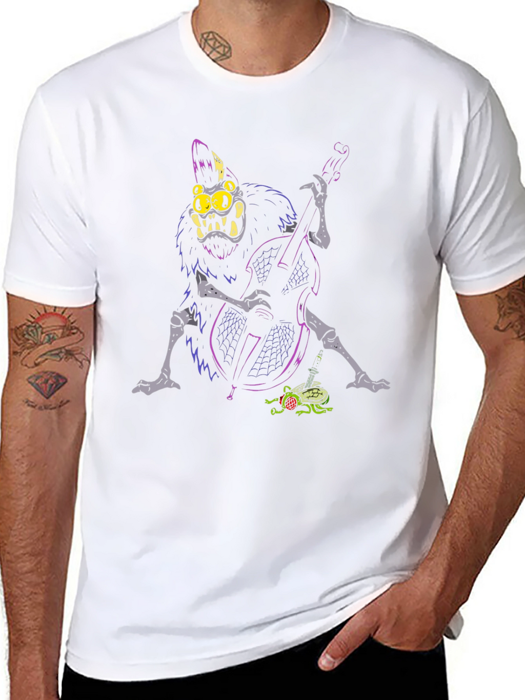 Monster Bassist Black T-Shirt