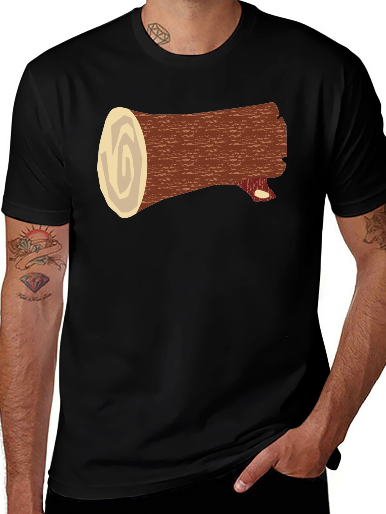 Log T-Shirt - Lumberjack Novelty Tee