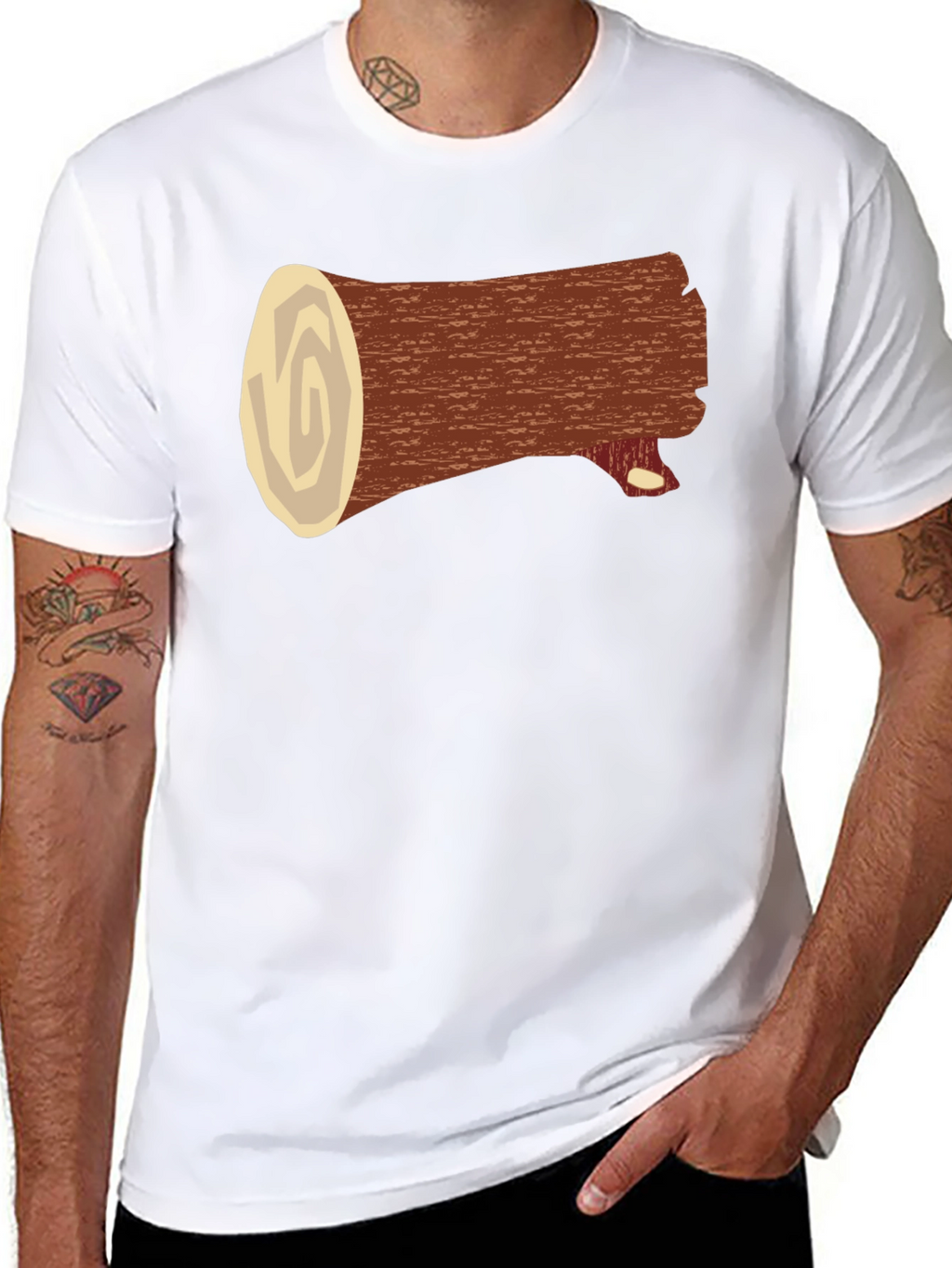 Log T-Shirt - Lumberjack Novelty Tee