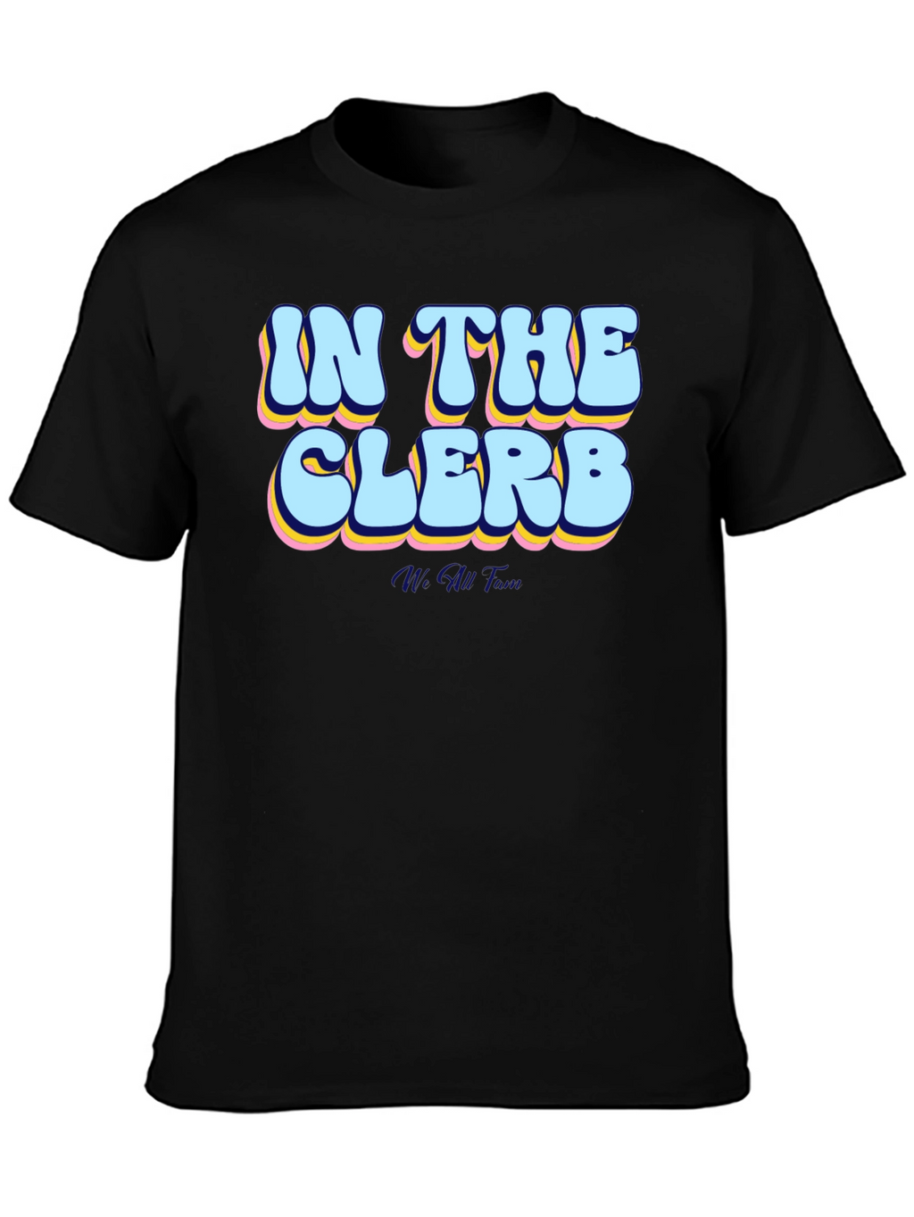 In The Clerb Mens Black Graphic Tee