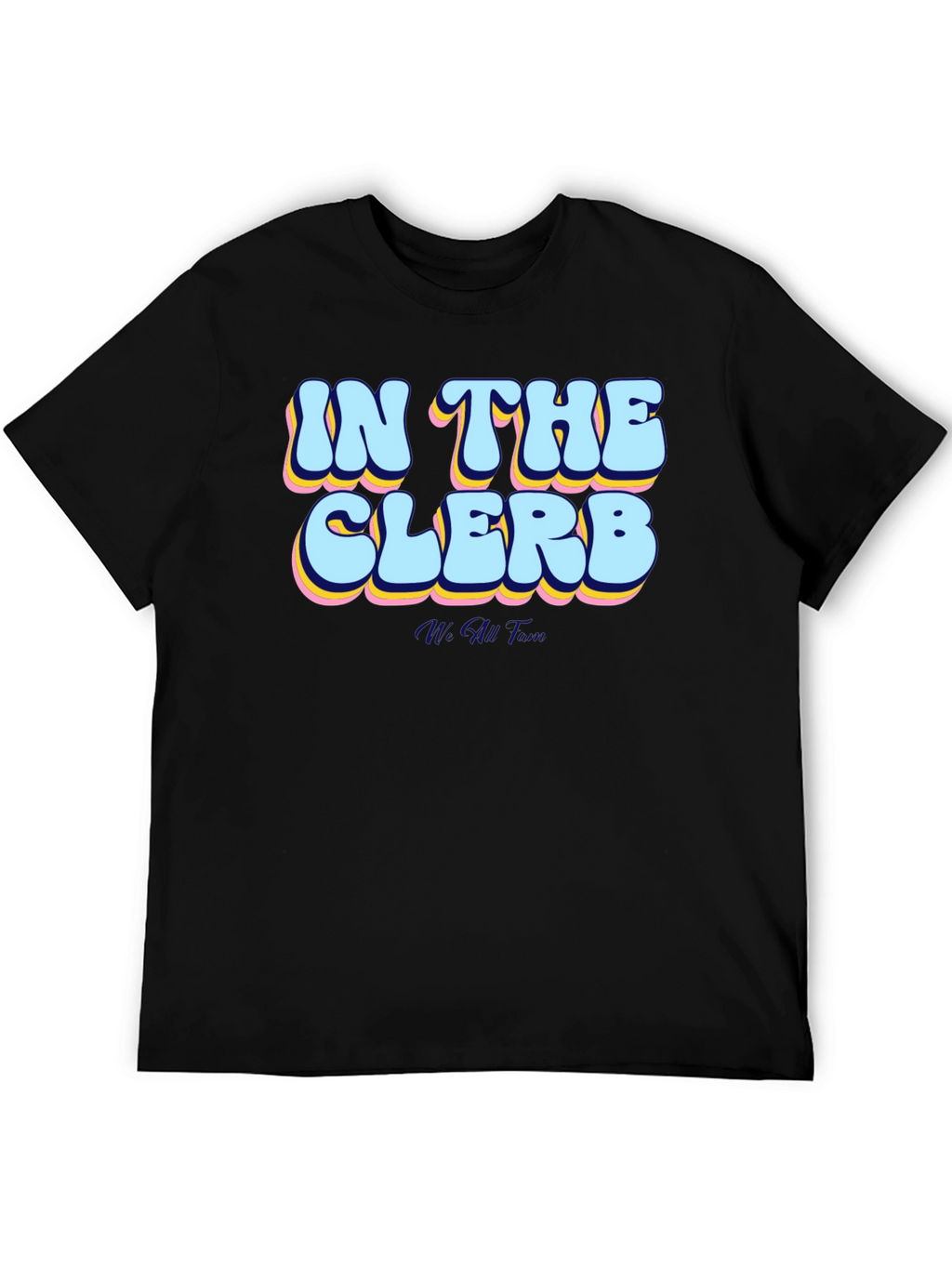 In The Clerb Mens Black Graphic Tee
