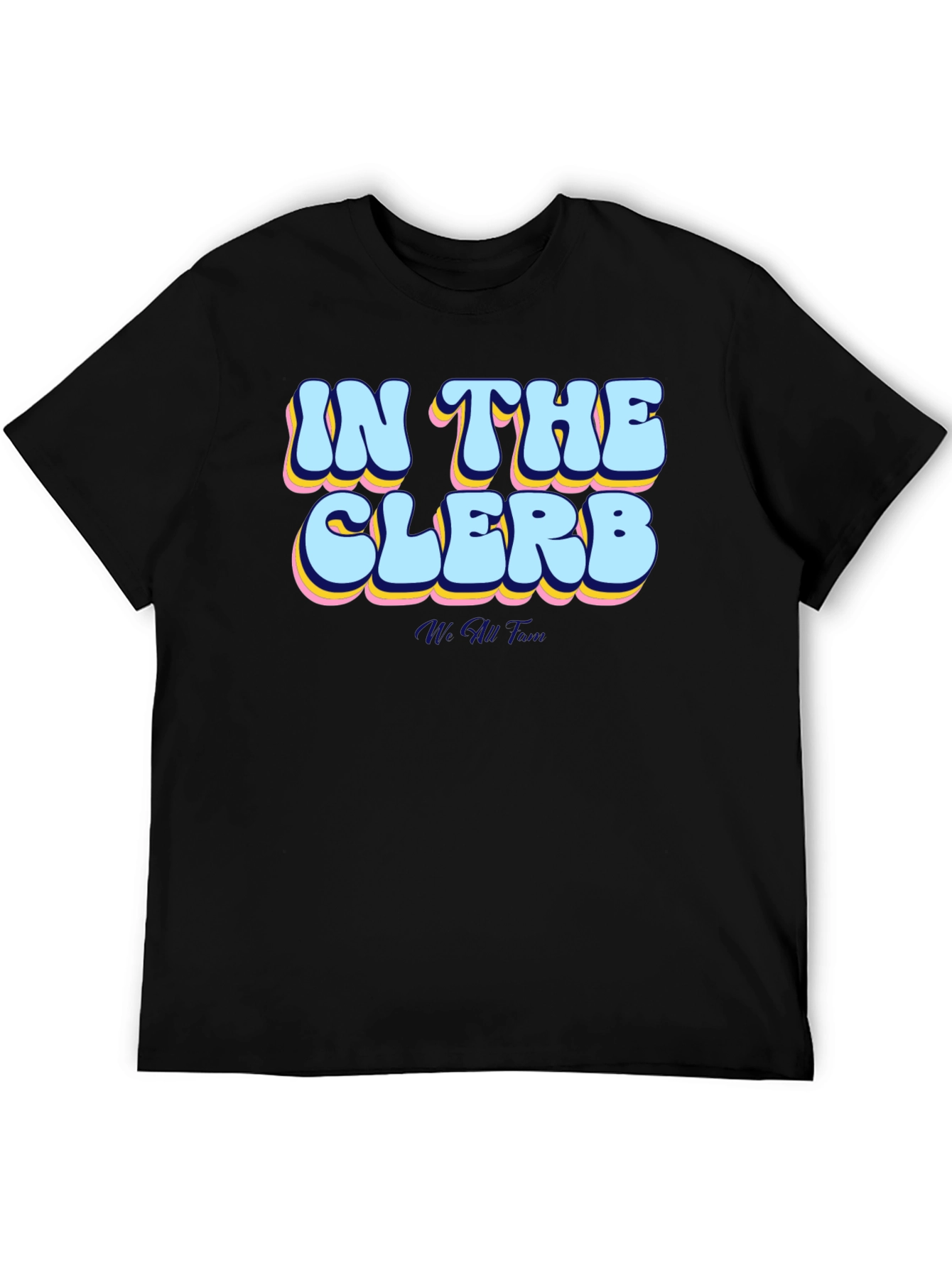 In The Clerb Mens Black Graphic Tee