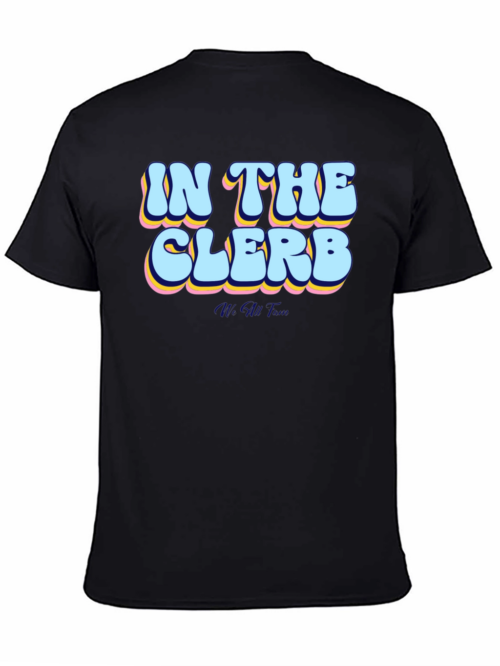 In The Clerb Mens Black Graphic Tee