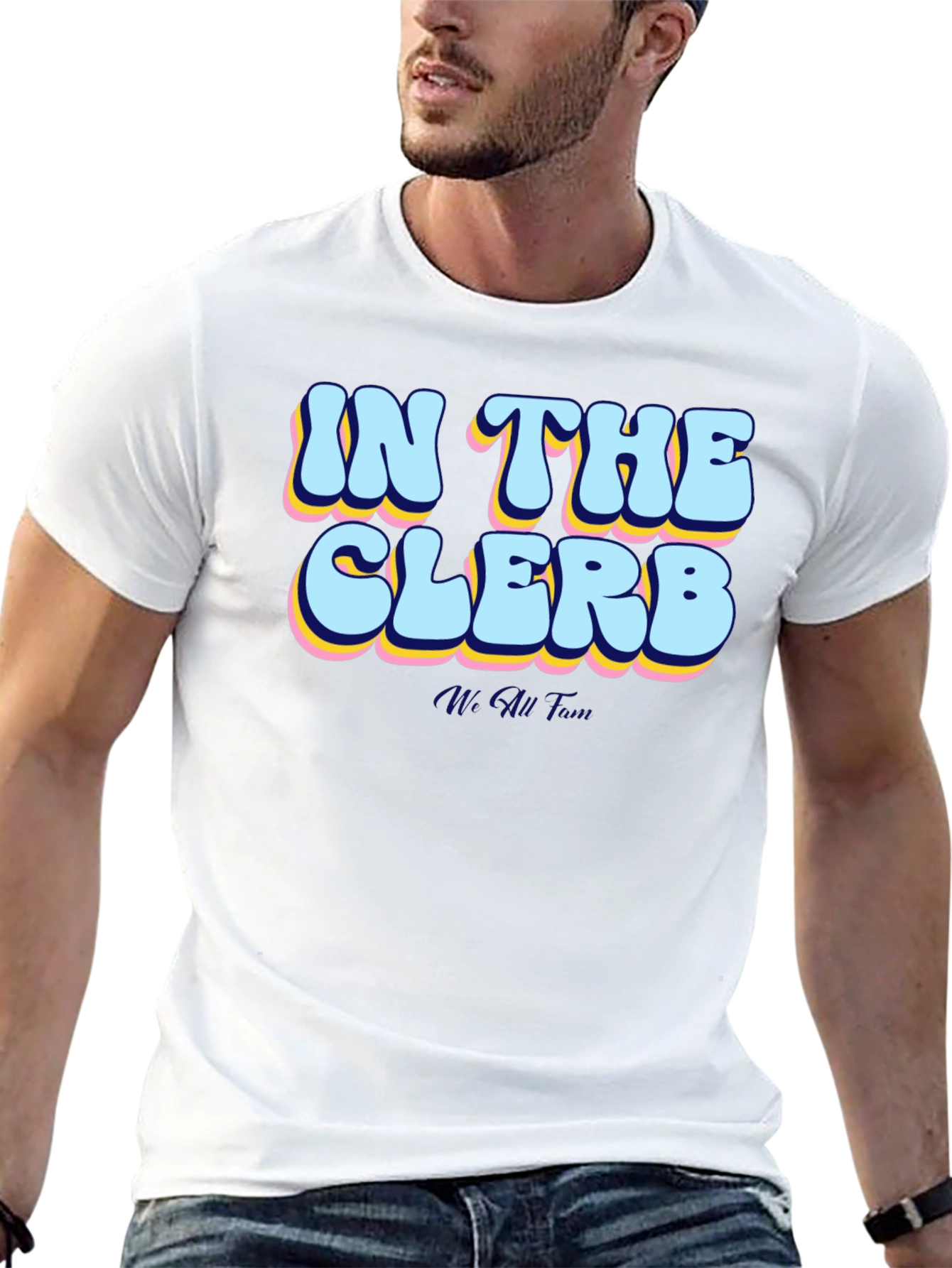 In The Clerb Mens Black Graphic Tee