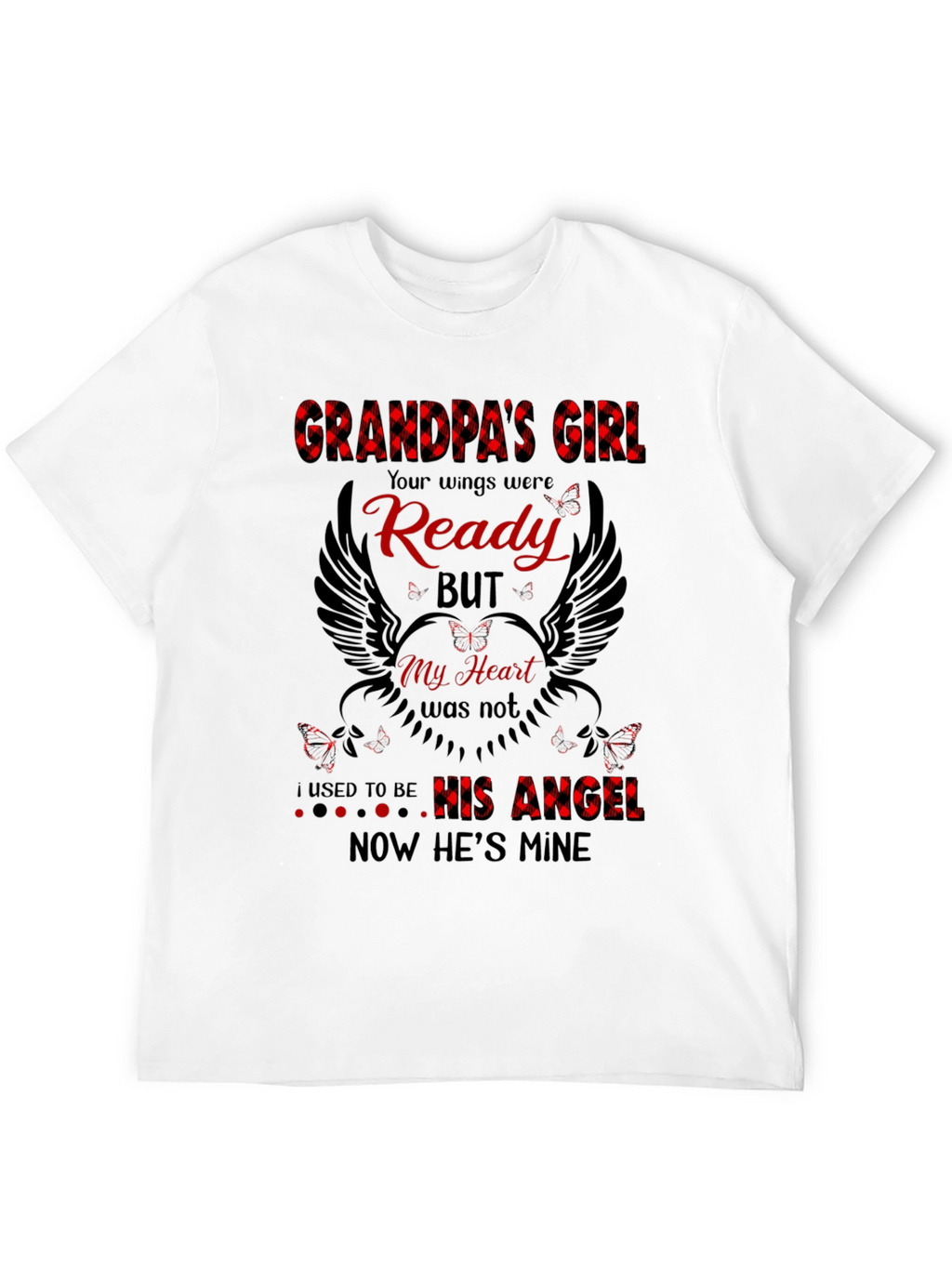 Grandpas Girl Memorial Graphic T-Shirt