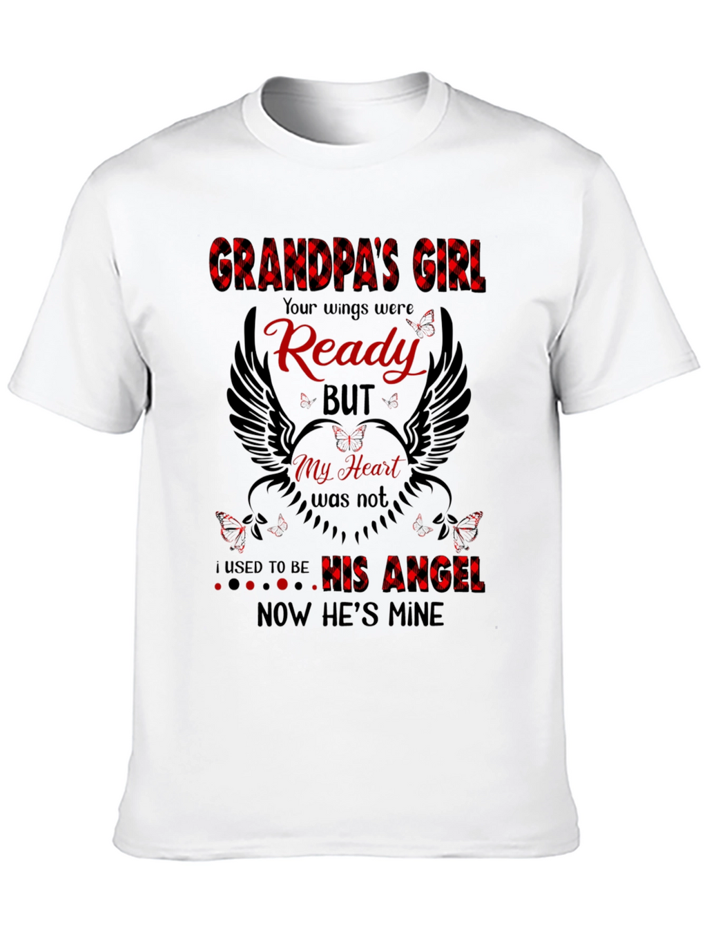 Grandpas Girl Memorial Graphic T-Shirt