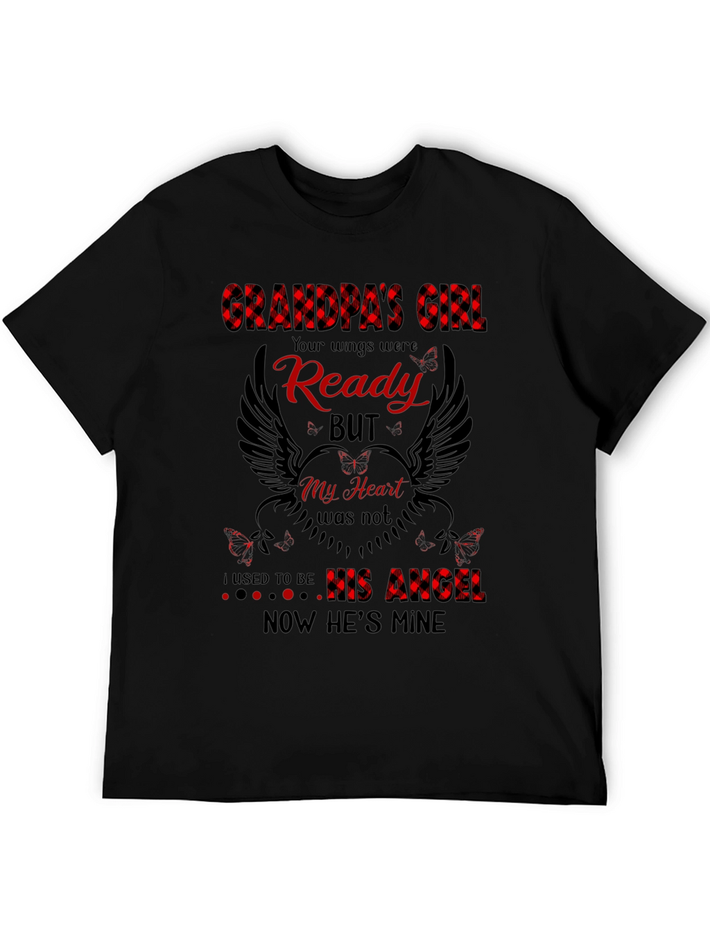 Grandpas Girl Memorial Graphic T-Shirt