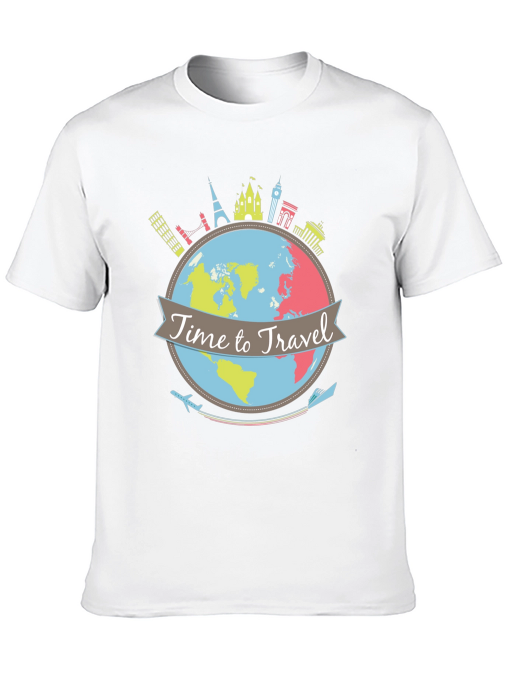 Time to Travel Graphic Tee - Black