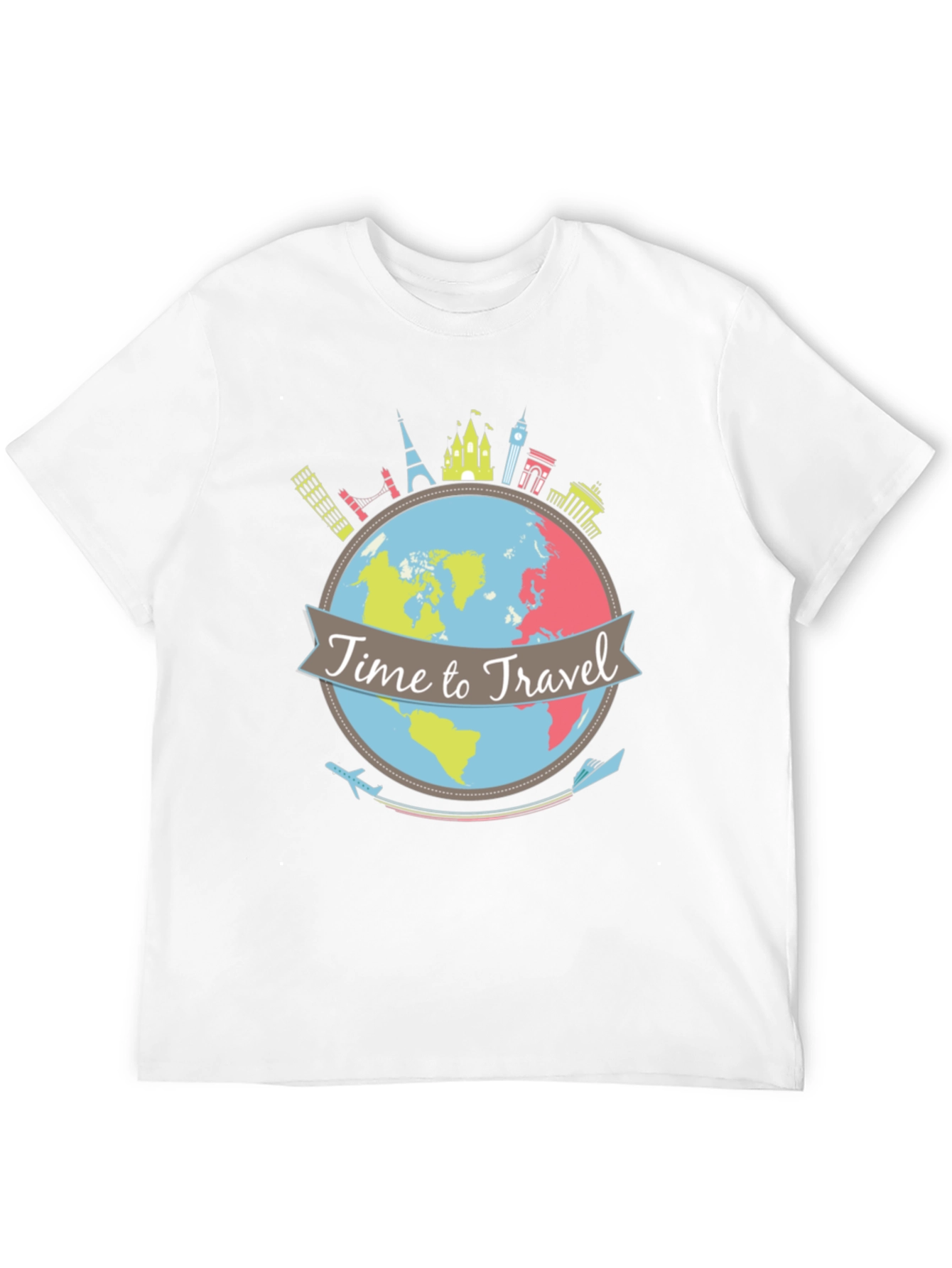 Time to Travel Graphic Tee - Black