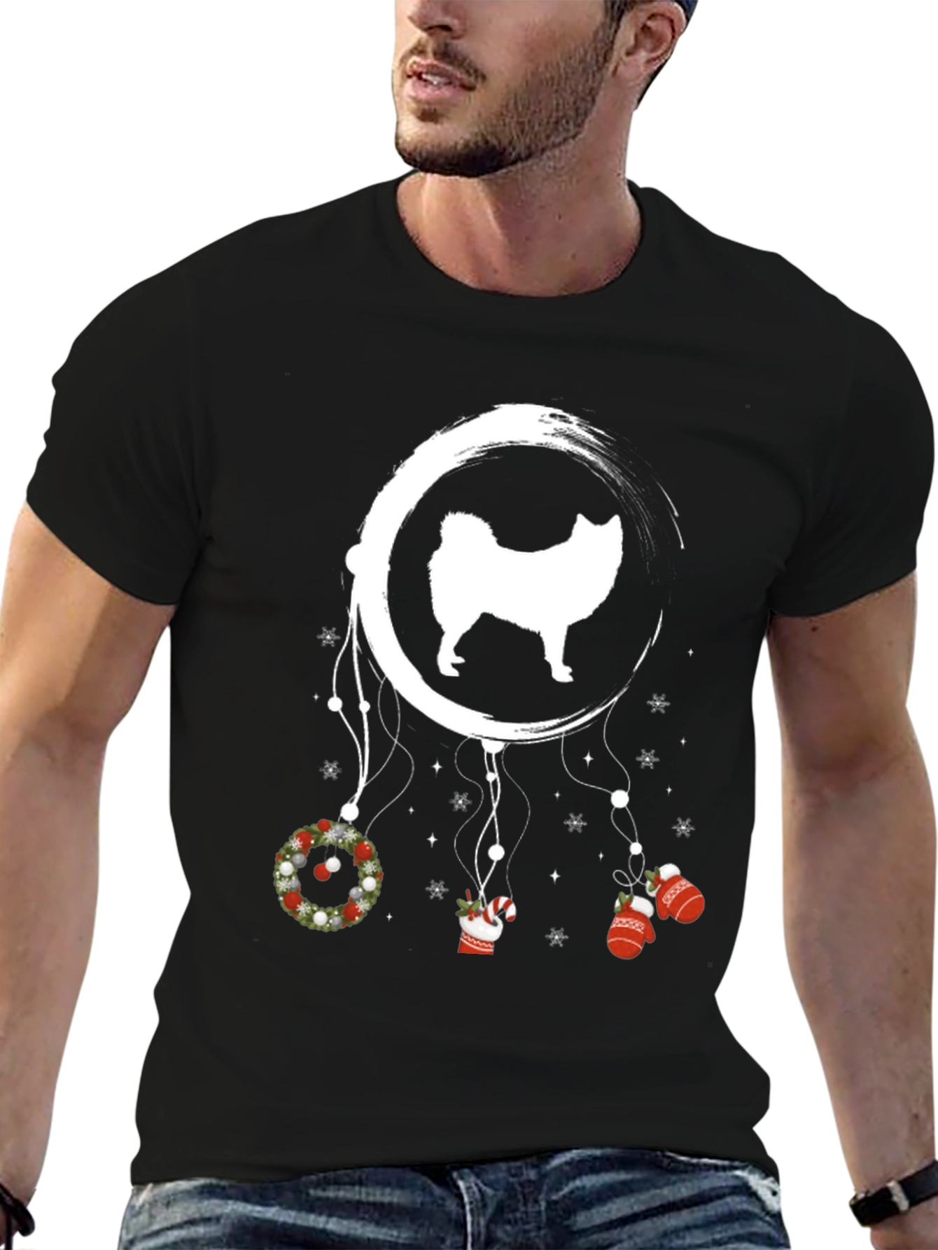 Holiday Dog Dreamcatcher T-Shirt