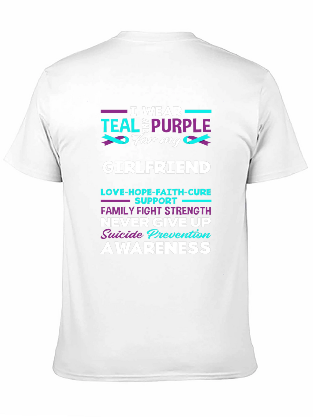 Teal & Purple Suicide Prevention Awareness T-Shirt