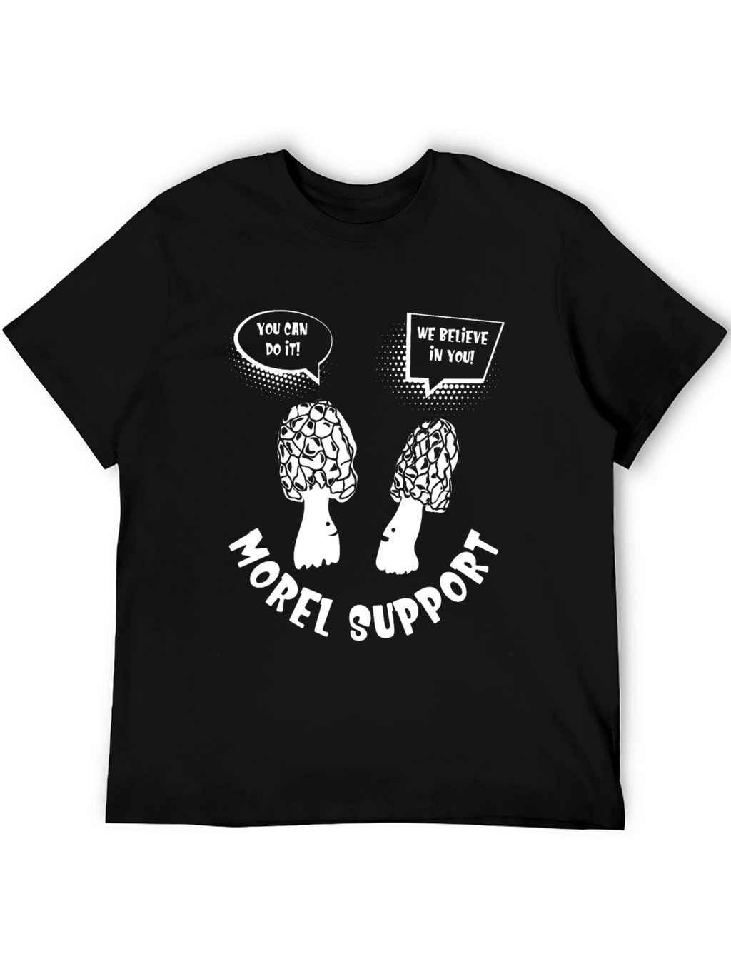 Morel Support T-Shirt Funny Mushroom Hunting Tee