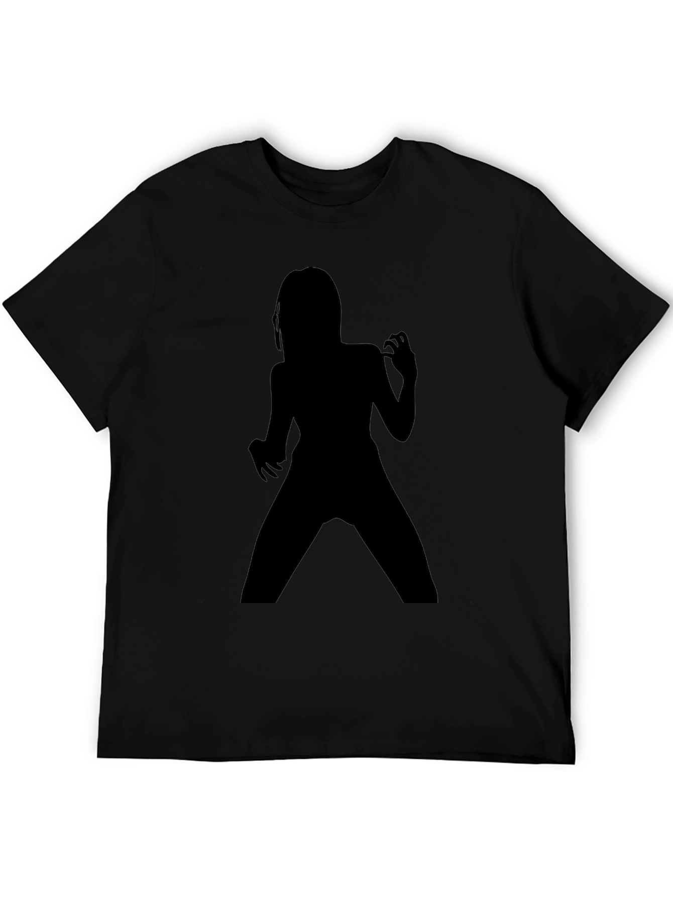 Zombie Silhouette T-Shirt - Mens Black Tee