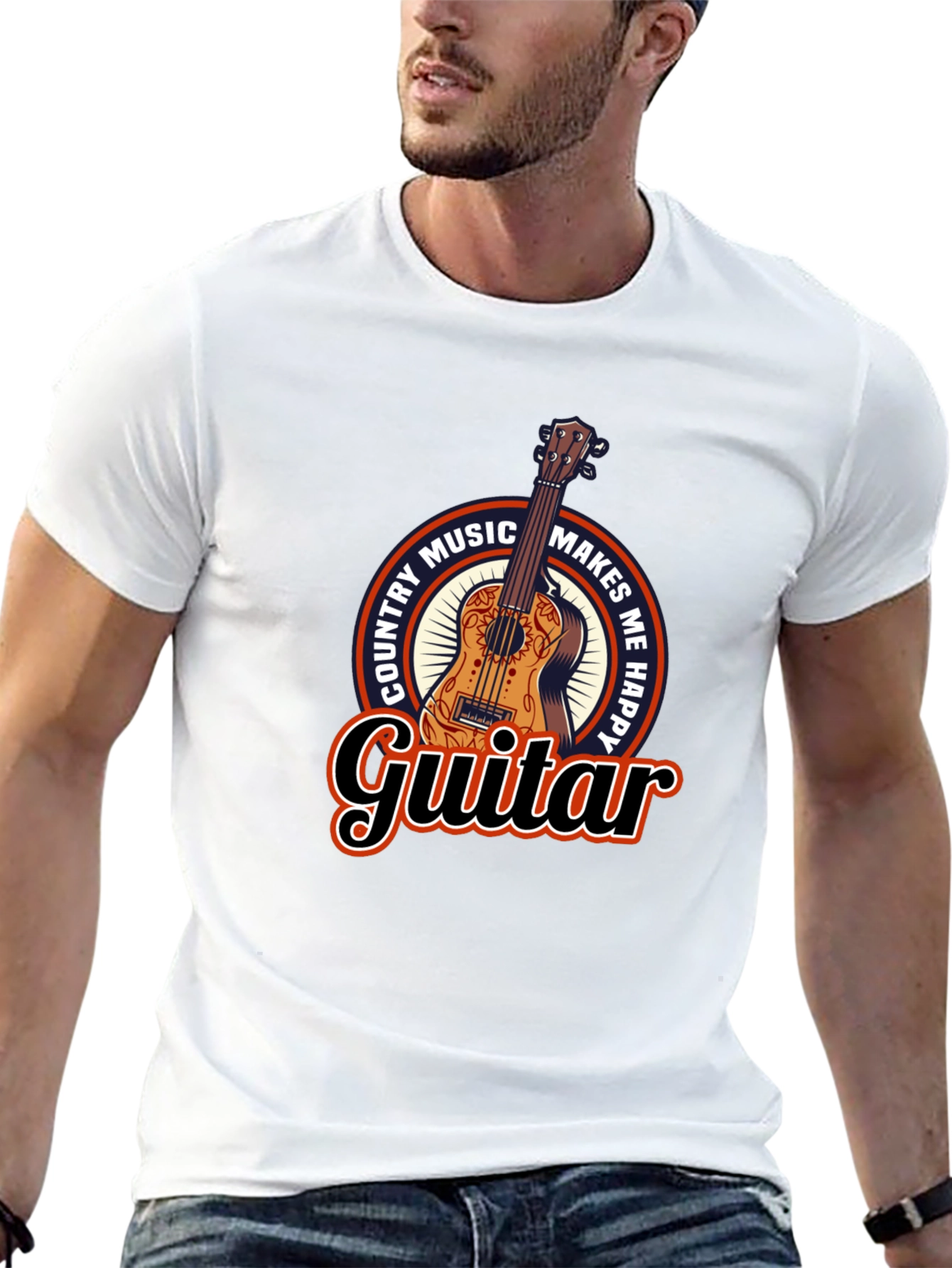 Country Music Guitar T-Shirt