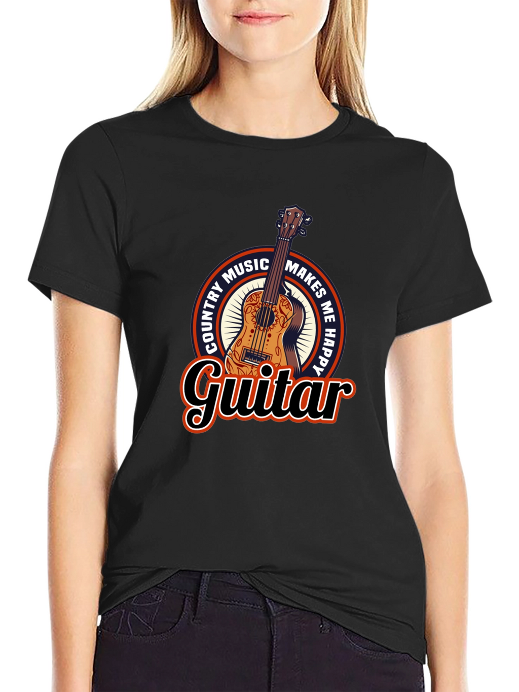 Country Music Guitar T-Shirt