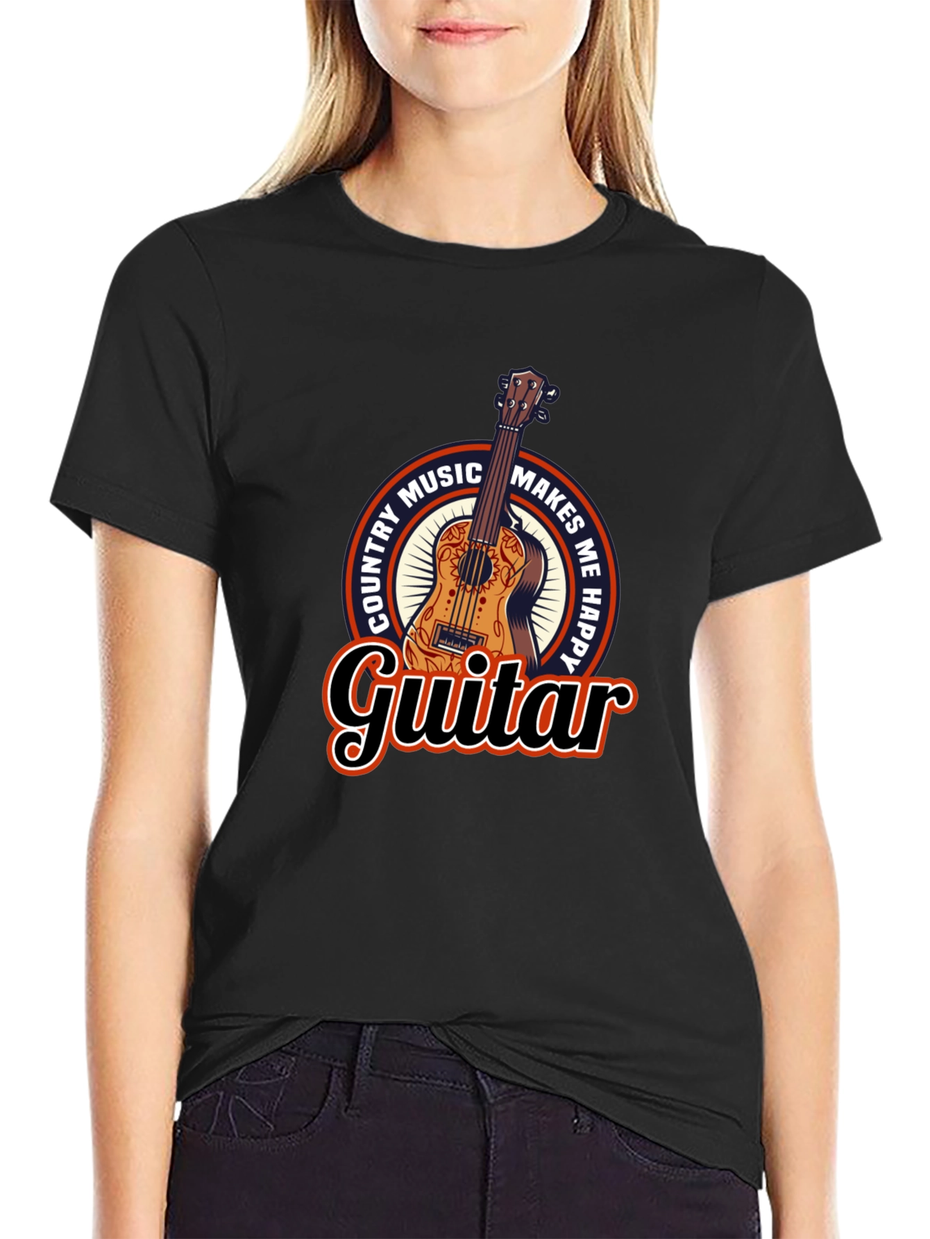 Country Music Guitar T-Shirt