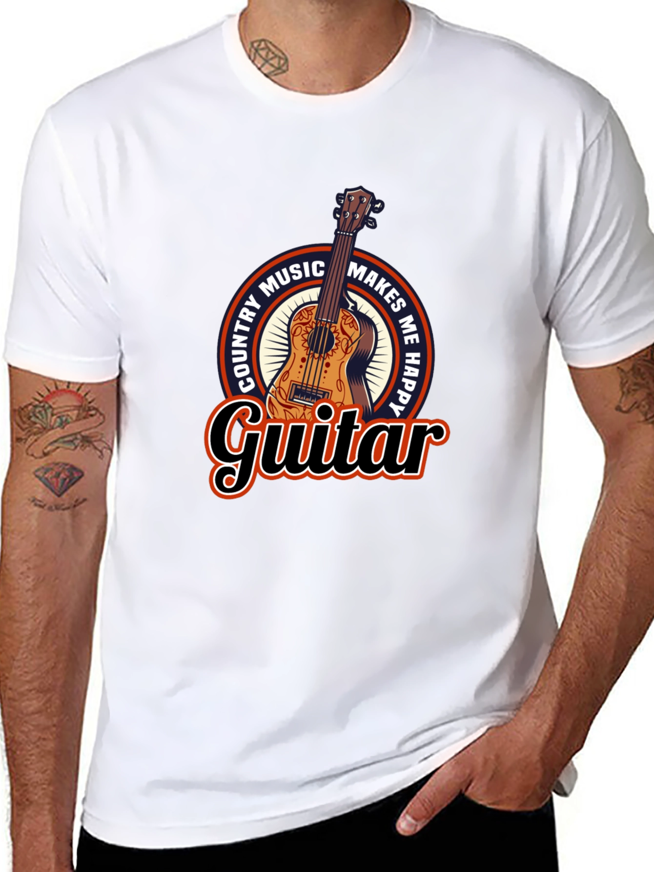 Country Music Guitar T-Shirt