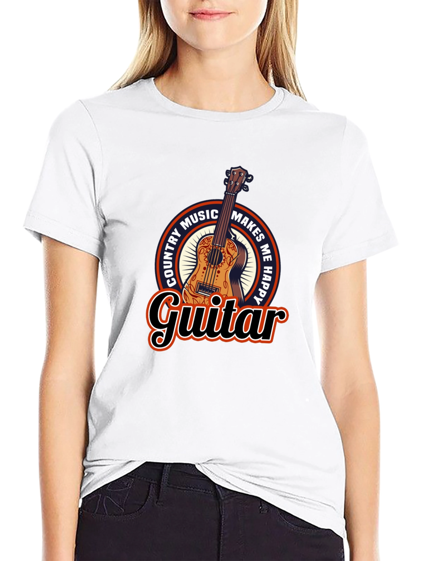 Country Music Guitar T-Shirt