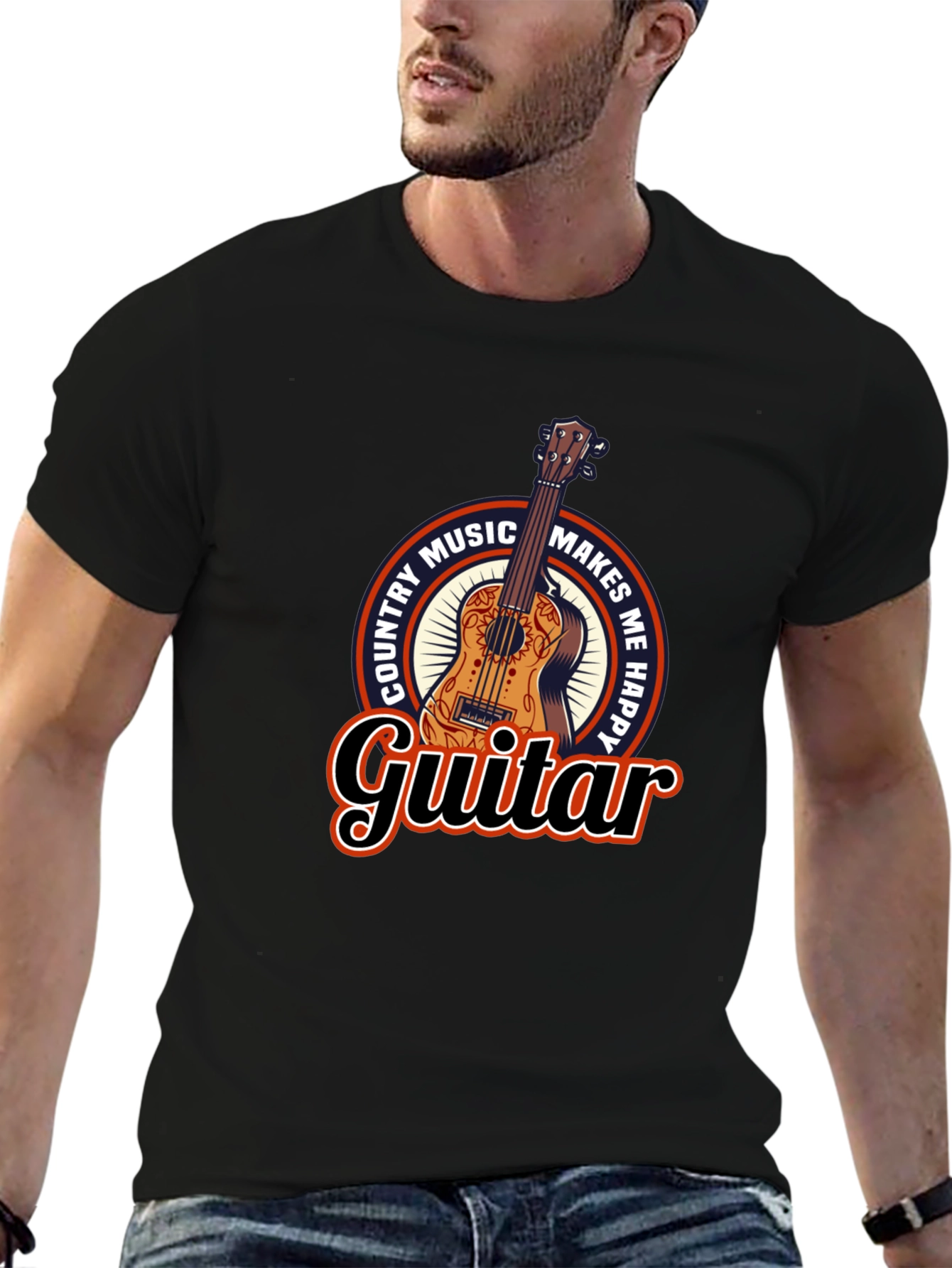 Country Music Guitar T-Shirt