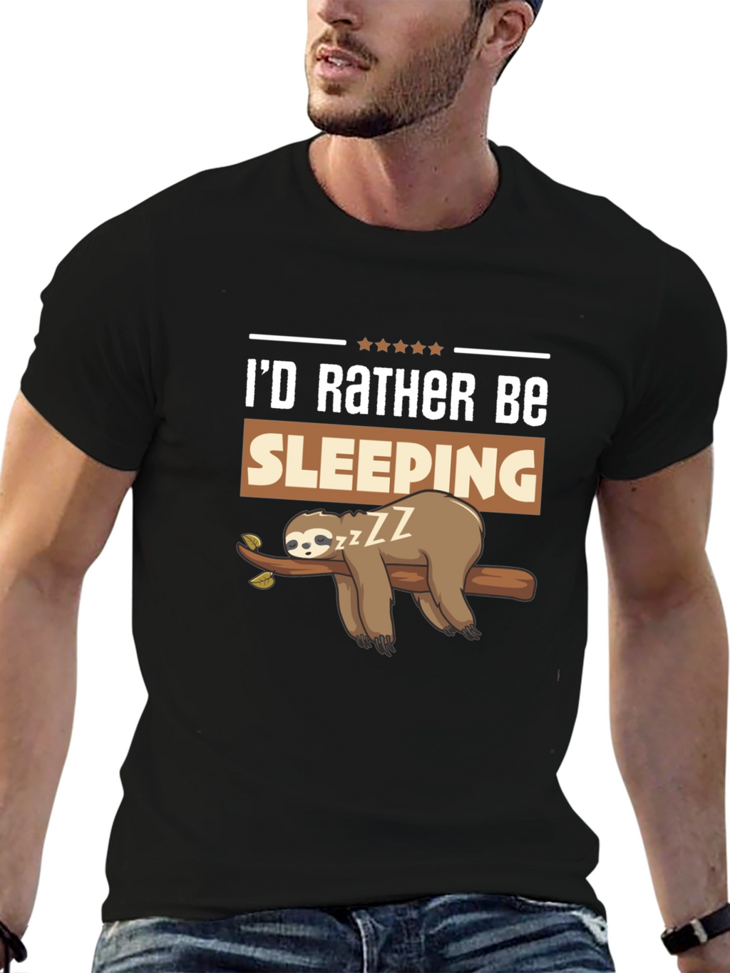 Id Rather Be Sleeping Sloth T-Shirt