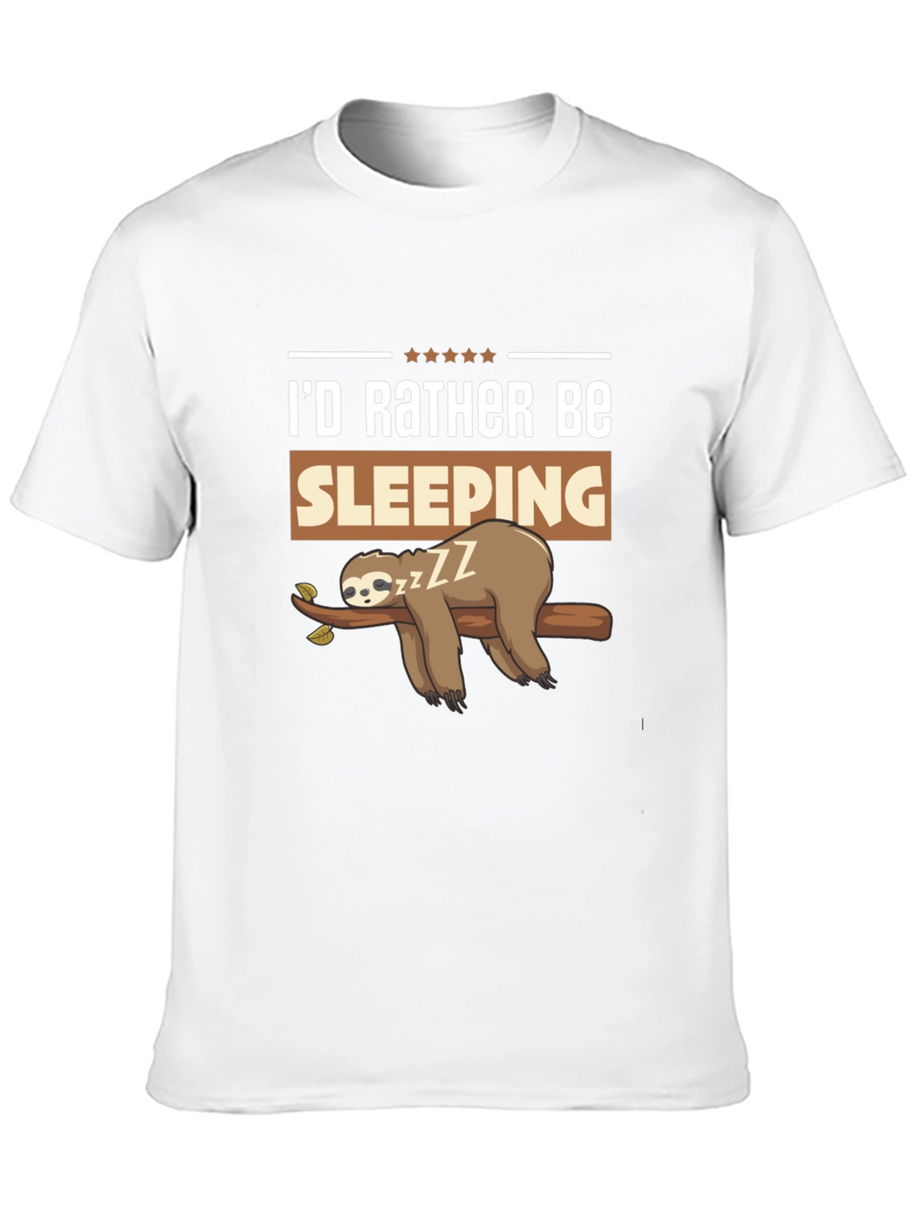 Id Rather Be Sleeping Sloth T-Shirt
