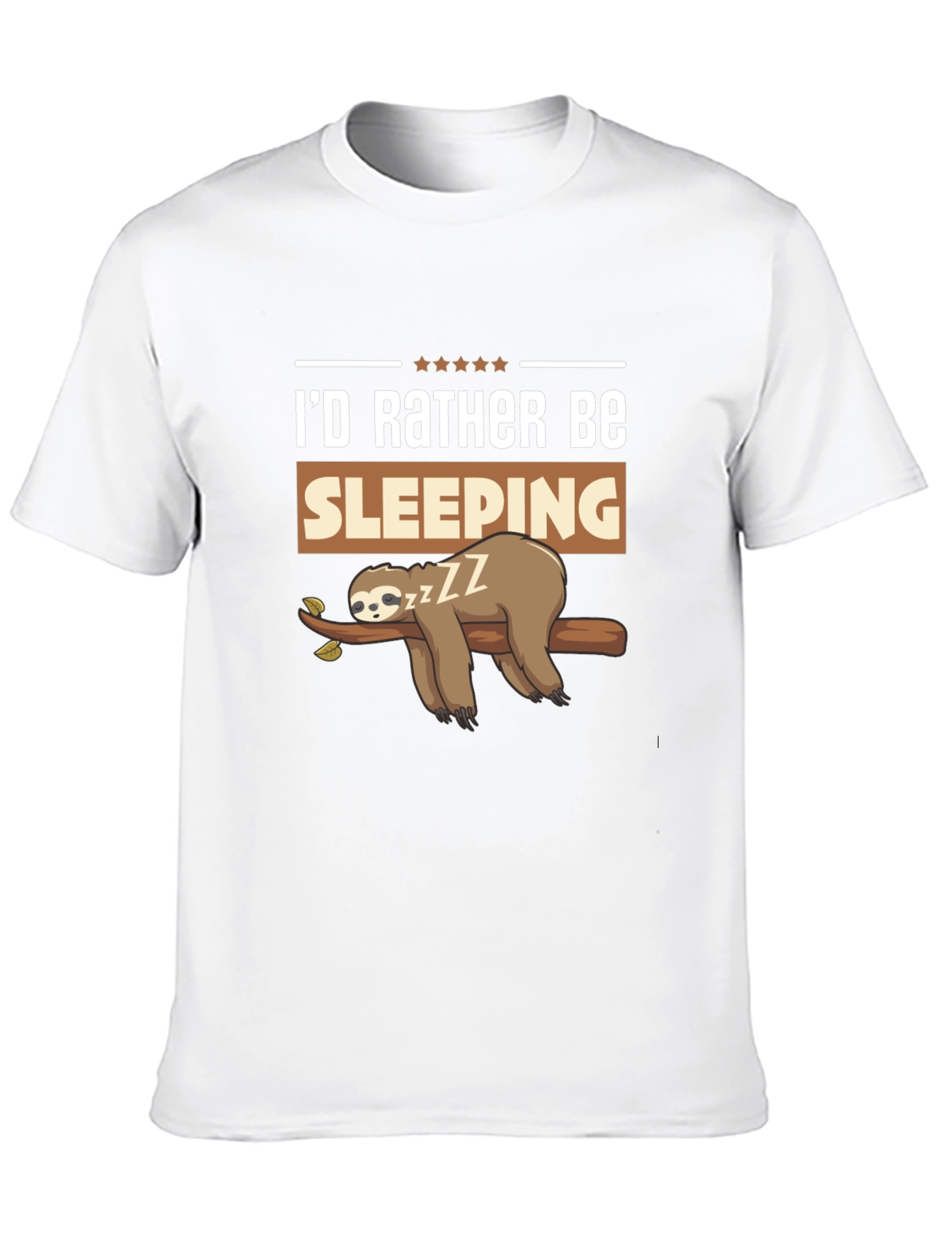 Id Rather Be Sleeping Sloth T-Shirt
