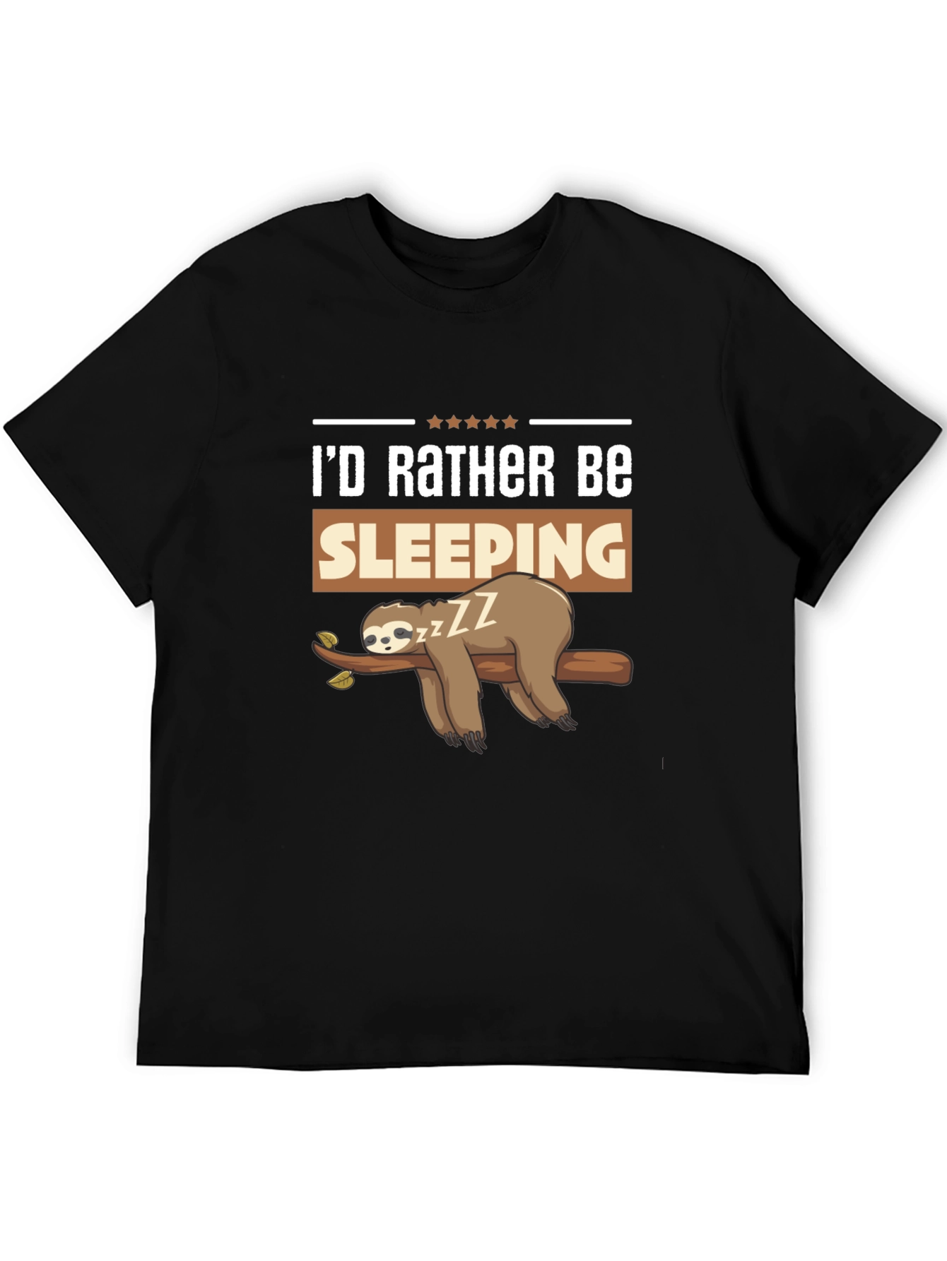 Id Rather Be Sleeping Sloth T-Shirt