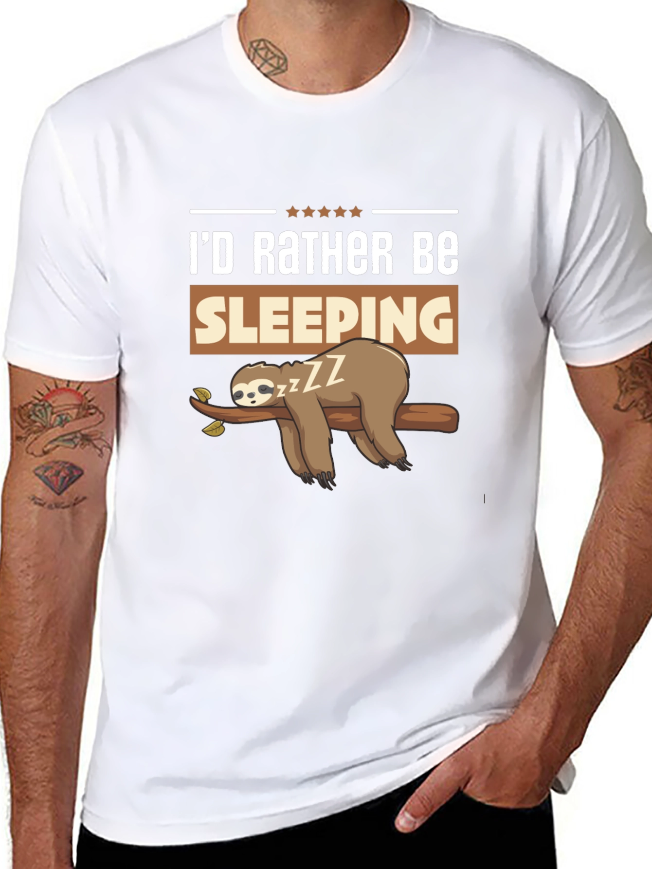 Id Rather Be Sleeping Sloth T-Shirt