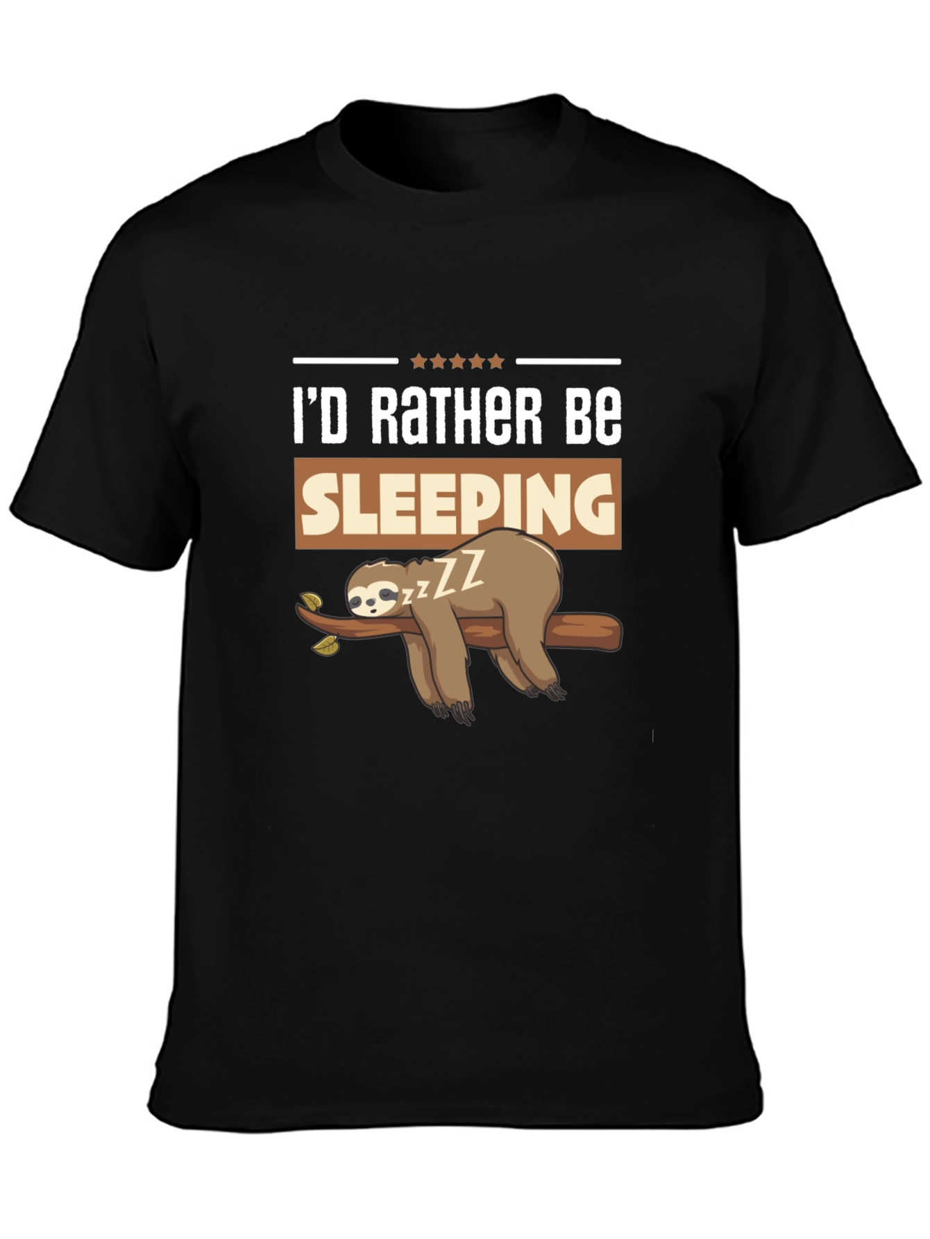 Id Rather Be Sleeping Sloth T-Shirt