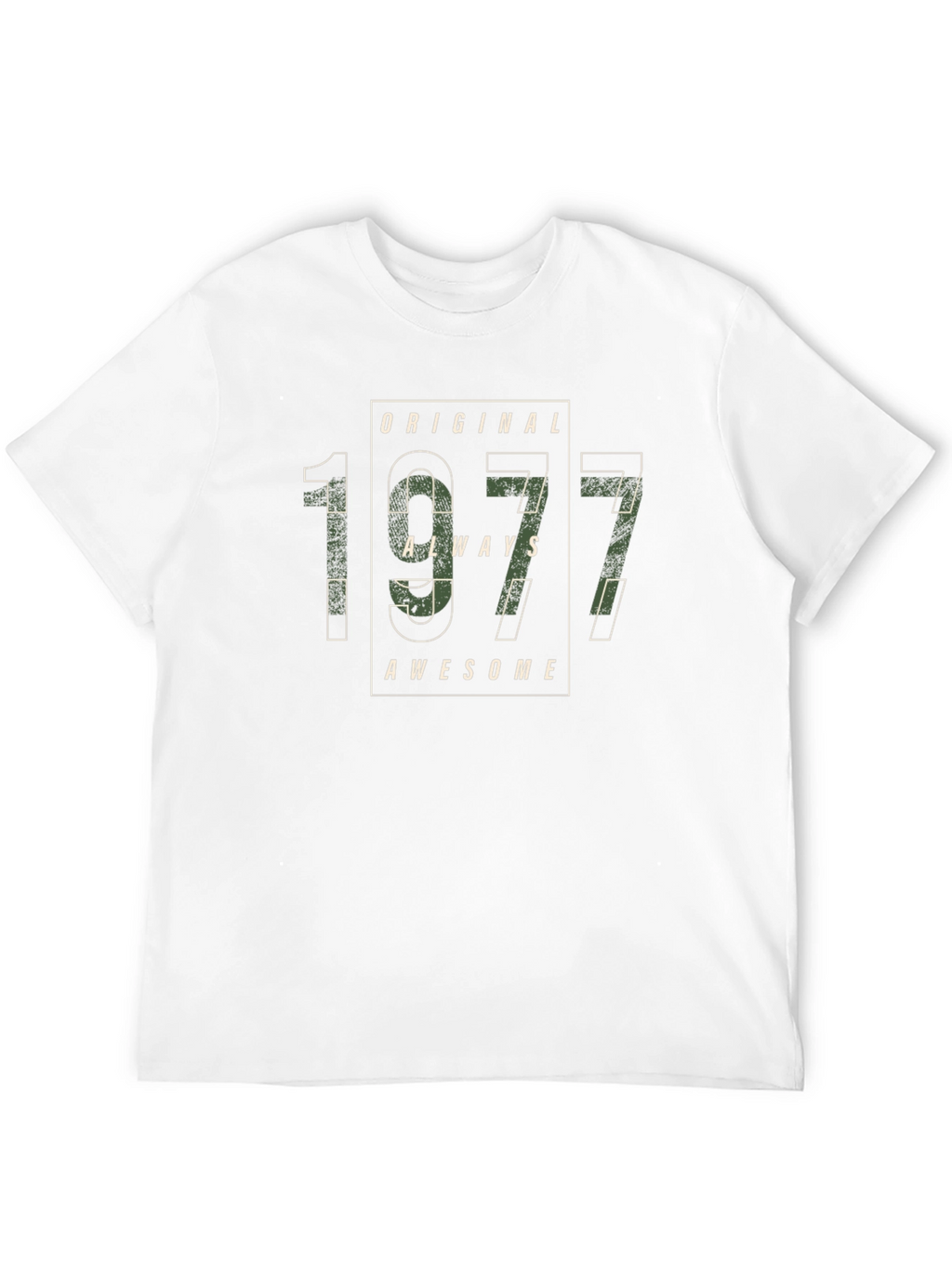 Original 1977 Always Awesome Black Graphic Tee