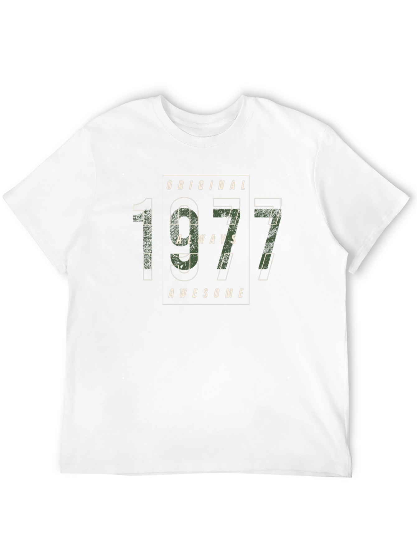 Original 1977 Always Awesome Black Graphic Tee