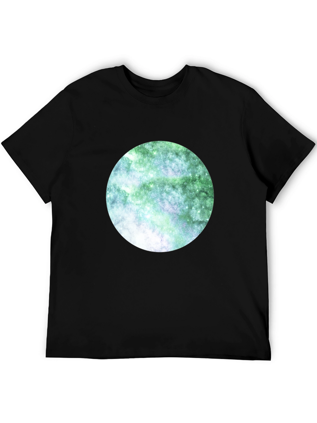 Galaxy Circle Black T-Shirt