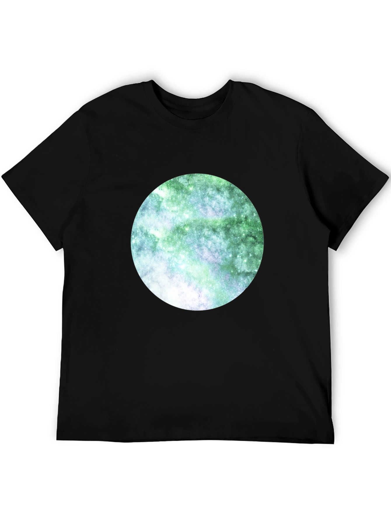 Galaxy Circle Black T-Shirt