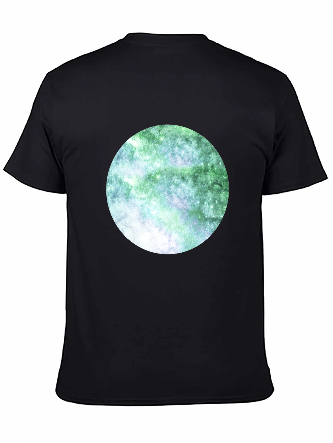 Galaxy Circle Black T-Shirt