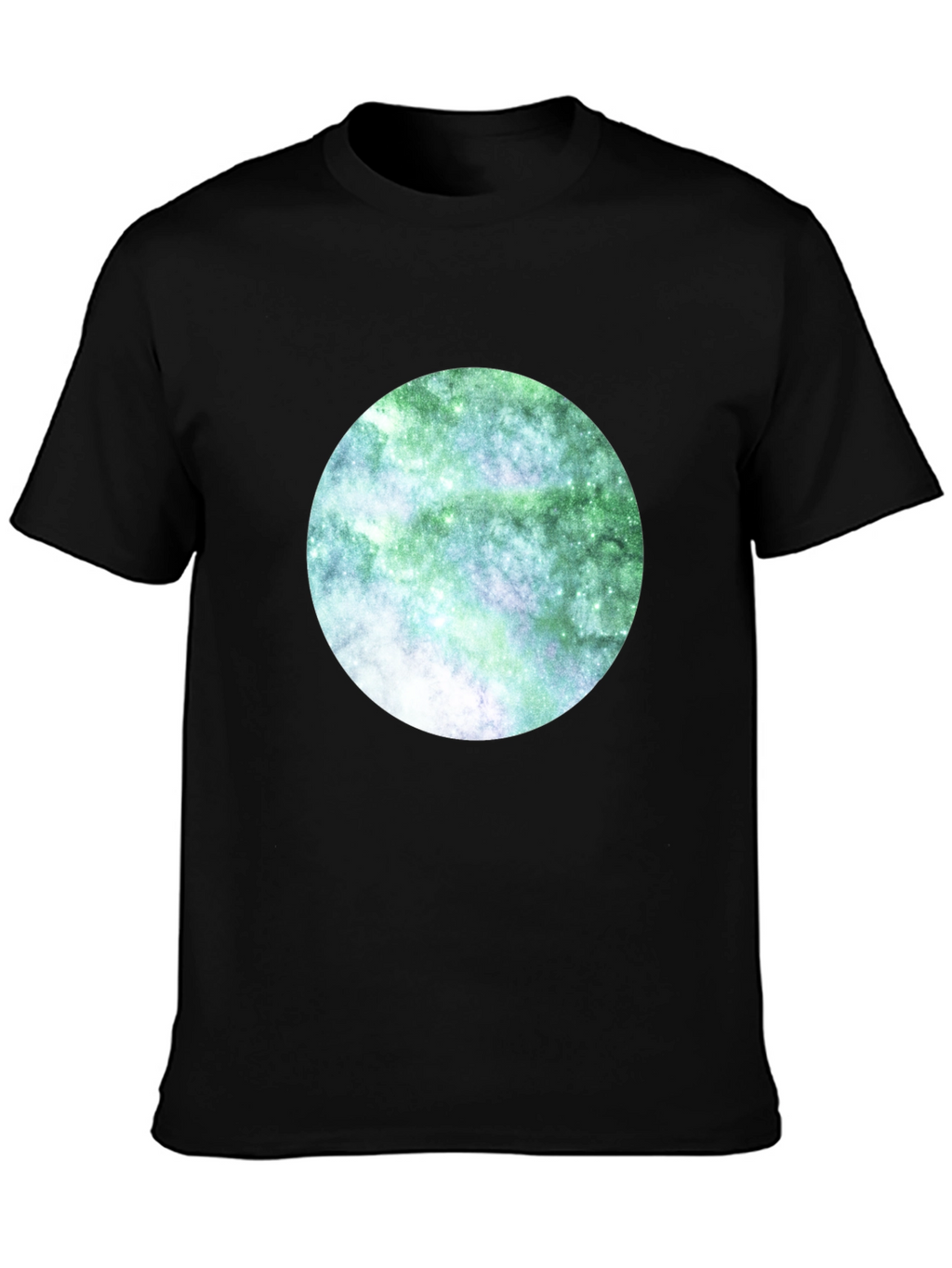Galaxy Circle Black T-Shirt