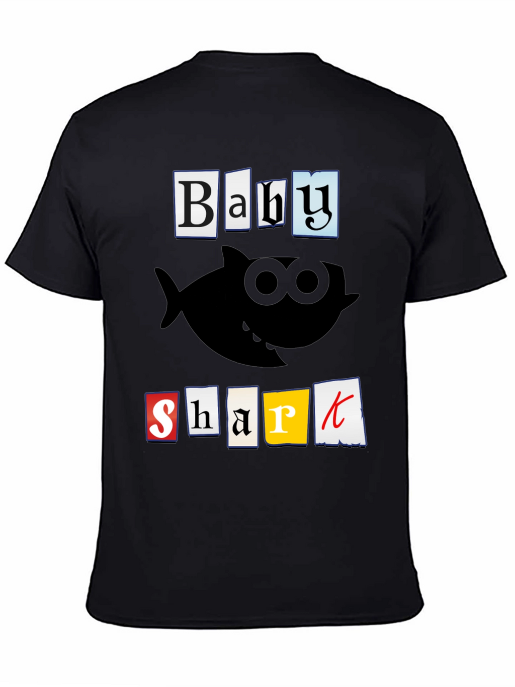 Baby Shark Graphic T-Shirt - Black