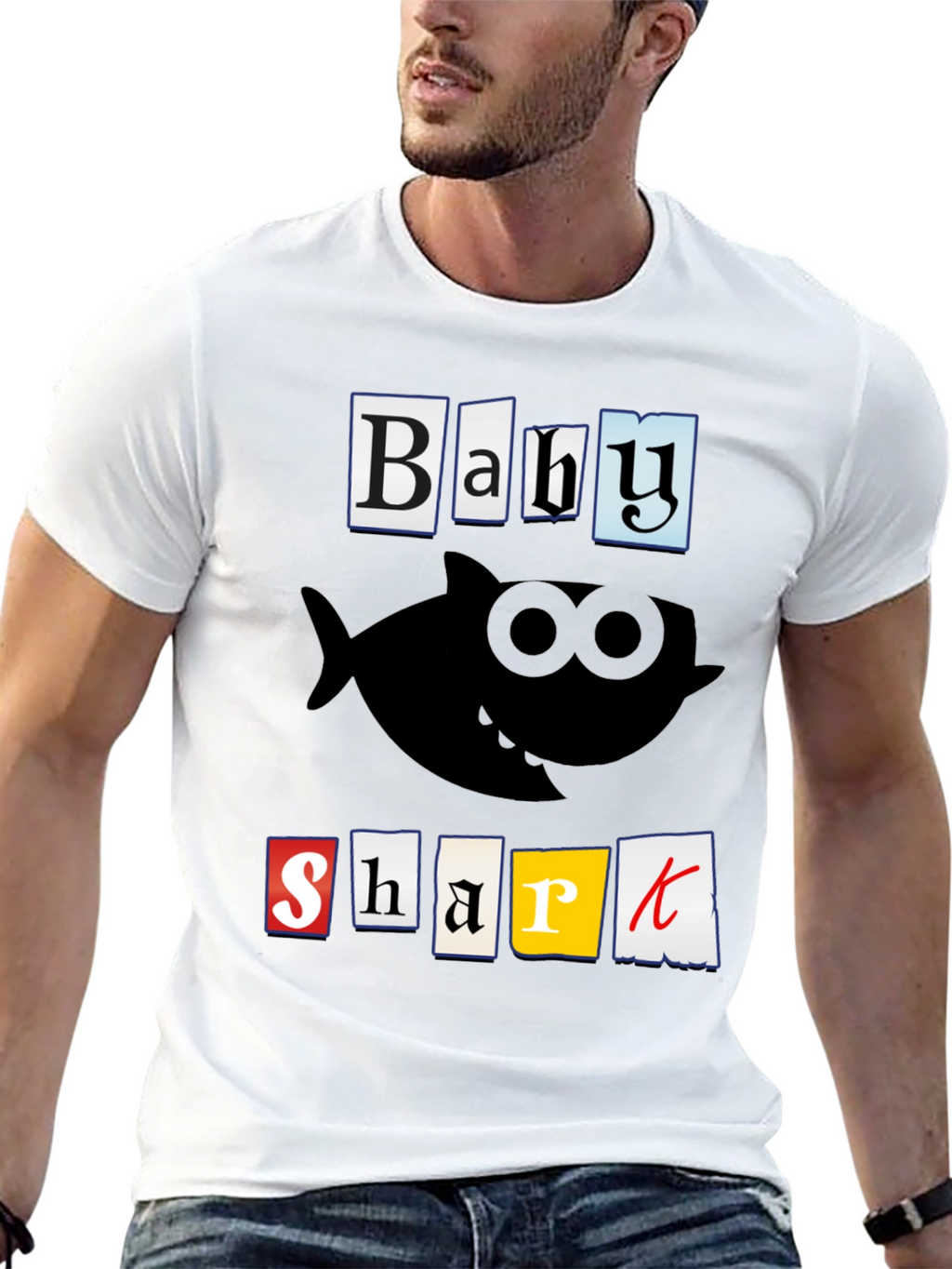 Baby Shark Graphic T-Shirt - Black