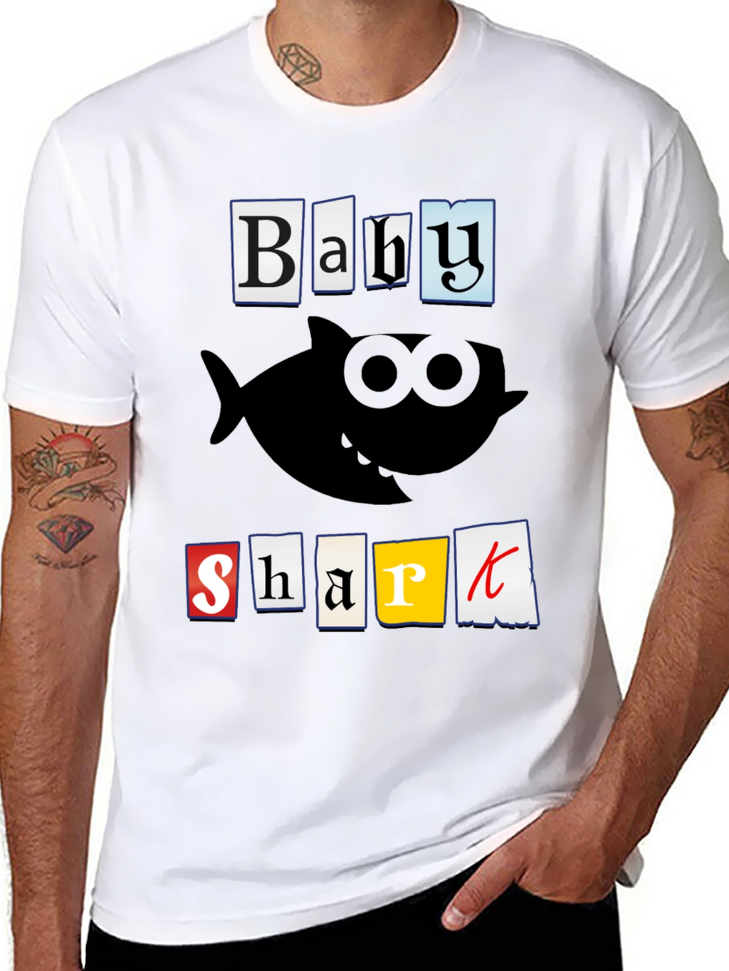 Baby Shark Graphic T-Shirt - Black