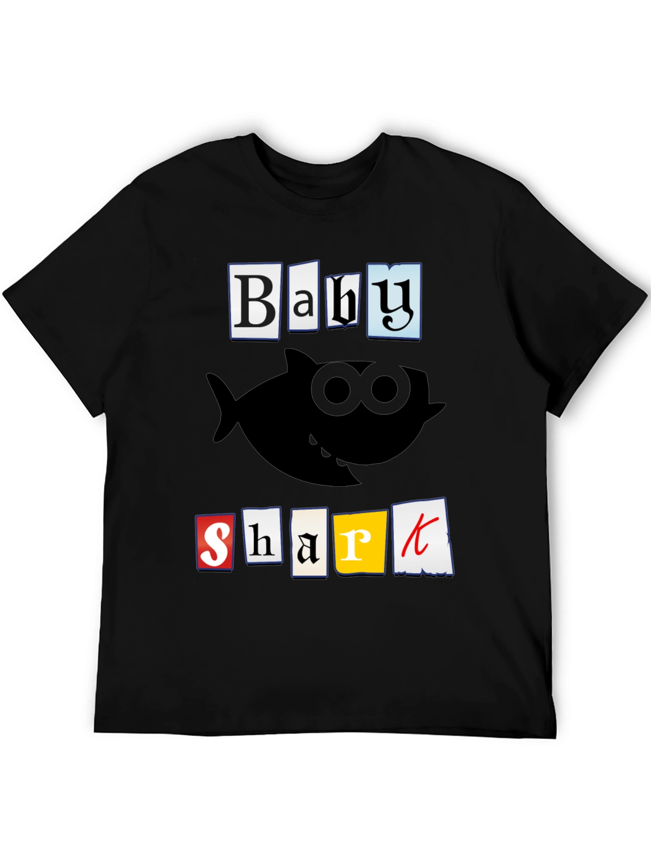Baby Shark Graphic T-Shirt - Black